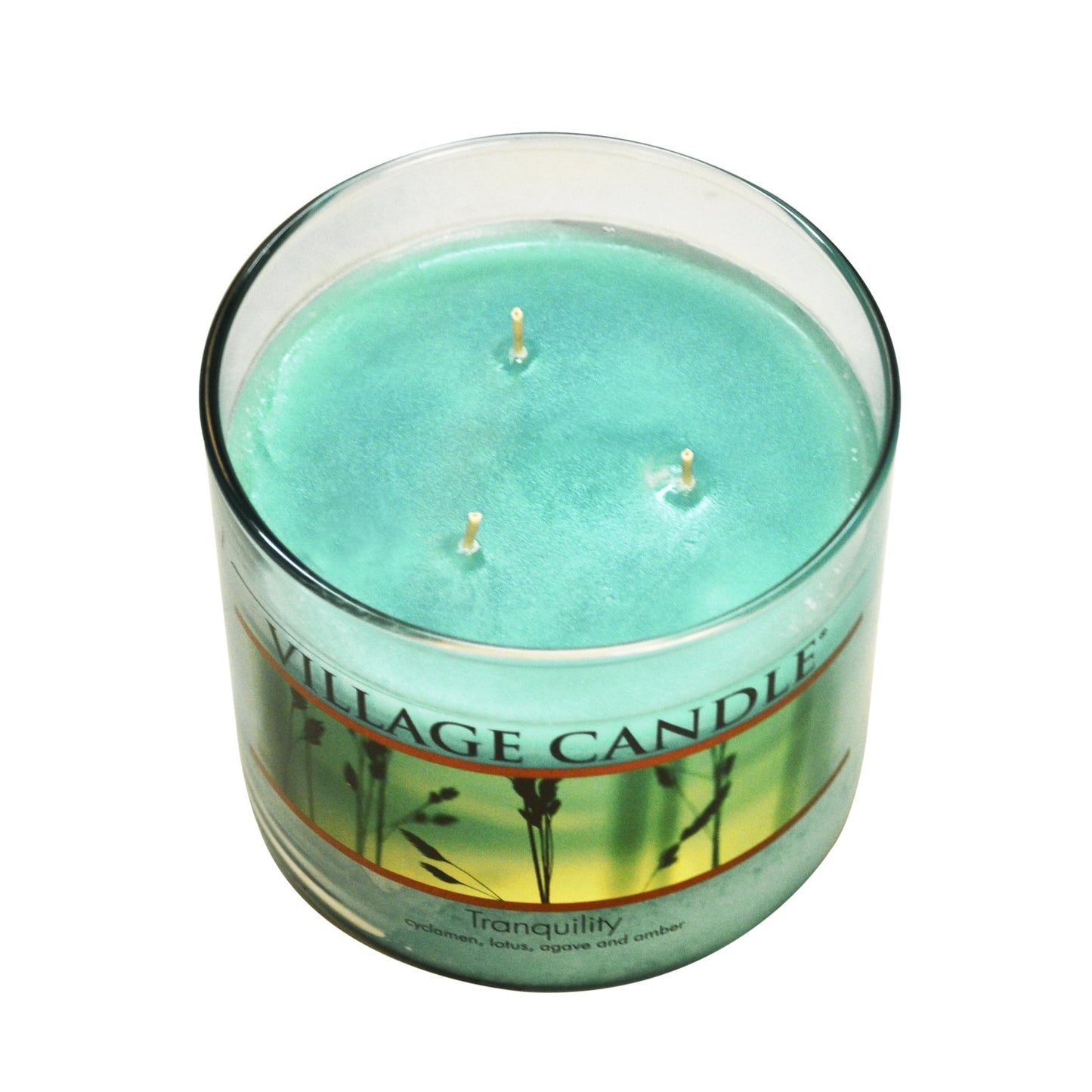 Village Candle Tranquility 17 oz Glass Bowl Scented Candle, Medium