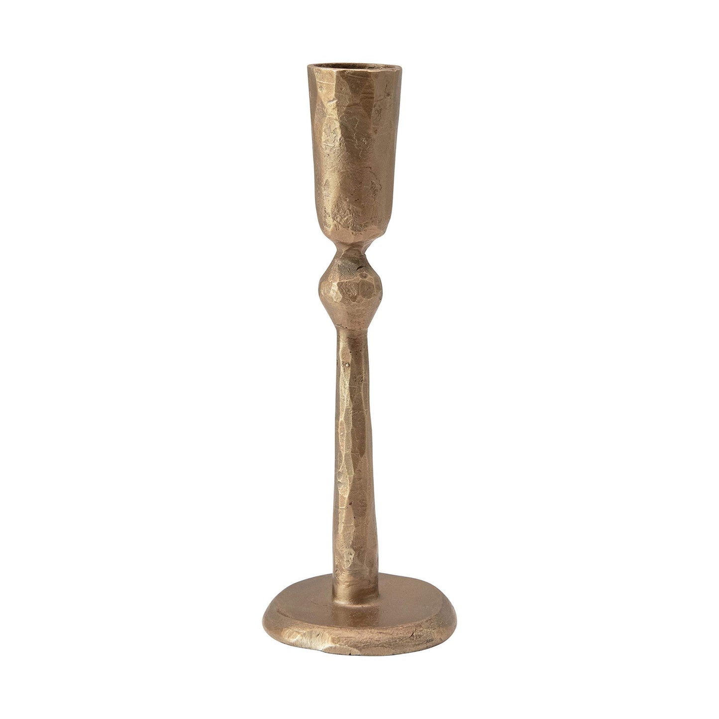 Creative Co-Op Hand-Forged Metal Taper Candle Holders (Set of 2)
