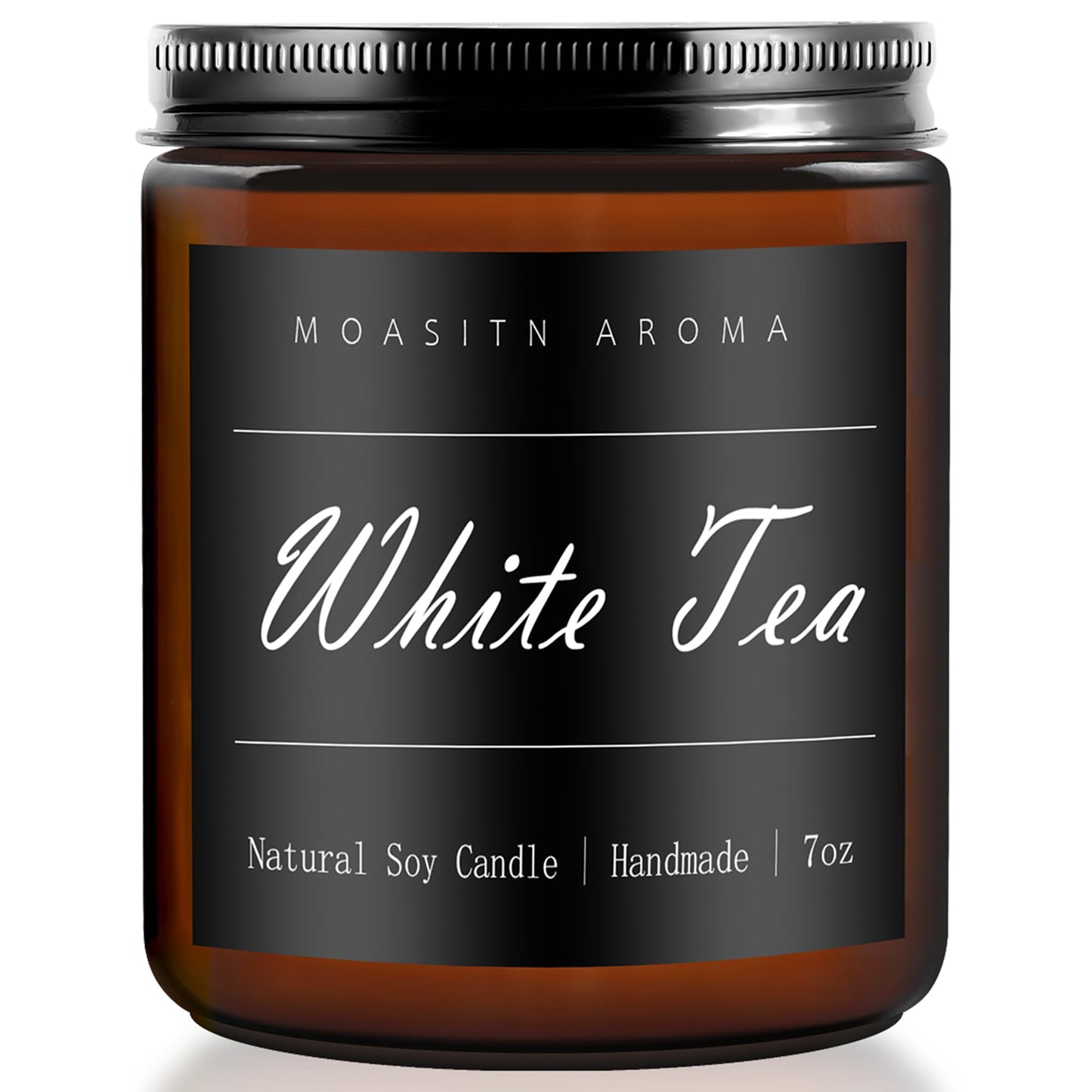 MOASITN White Tea Heavenly Scented Candles for Home| Natural Soy Aromatherapy Candle| Handmade Long Lasting Jar Candel| Women,Men Gift for Birthday,Housewarming,Thank You,Relaxing| 7oz