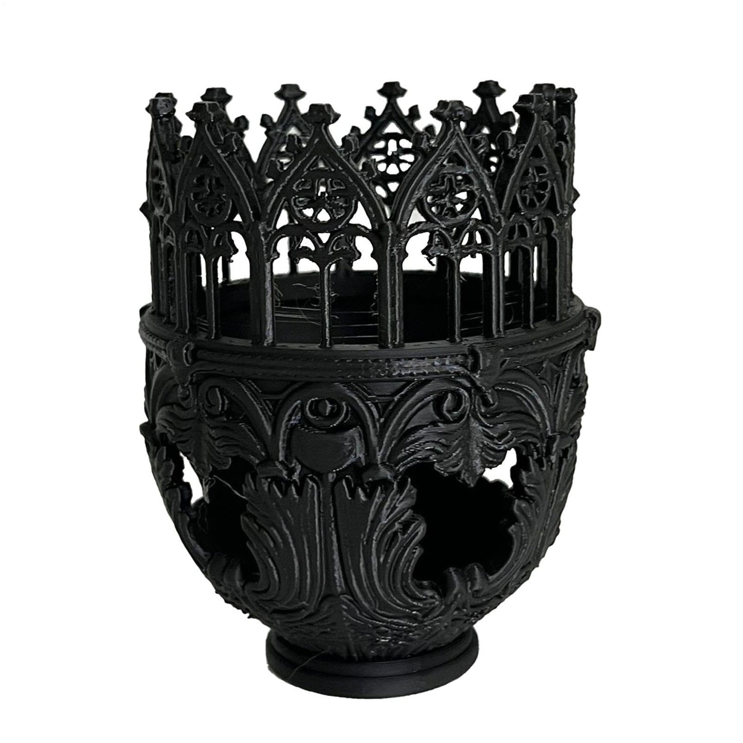 Candle Holders for Pillar Candles - Cathedral Design Centerpiece - Candlestick Holder | for Home Dinner Room Fireplace Mantel Farmhouse Wedding