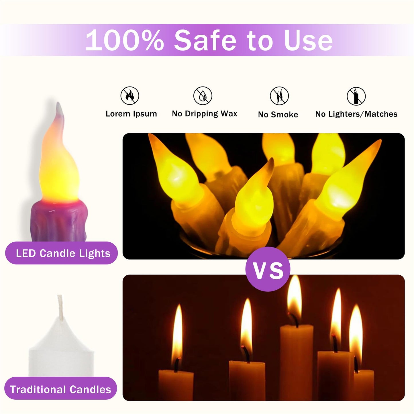 Gedengni Flameless LED Taper Candles with Remote - 6" Battery Operated Taper Candlesticks, Flickering Dripless Window Candles for Mother’Day Wedding Centerpiece Home Decor & Party,4 Pack