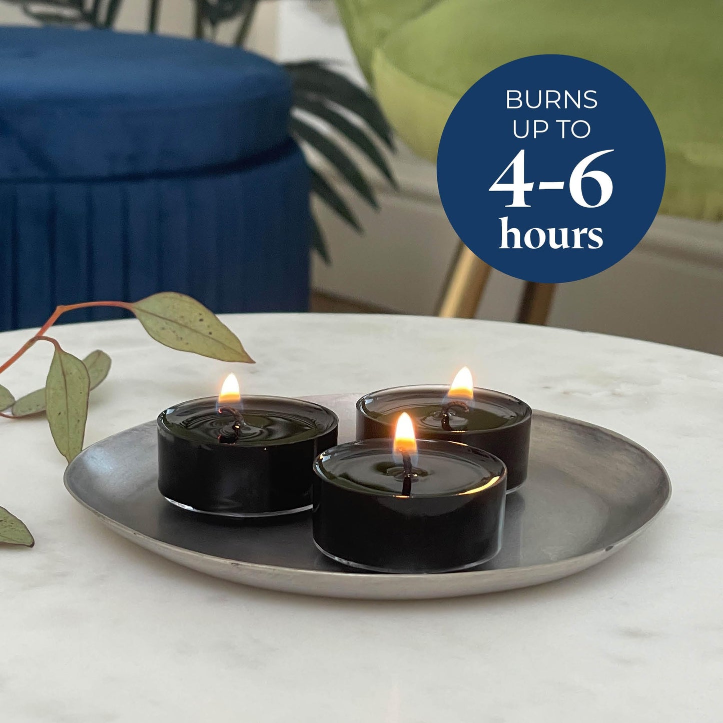 PartyLite Gift Set of 12 Universal Tea Lights, Fig Fatale Scented, Notes of Apricot, Green Fig, Peach, Mango, Strawberry and Vanilla, 4-6 Hour Burn Time, Luxurious & Rich, Perfect for Gifting