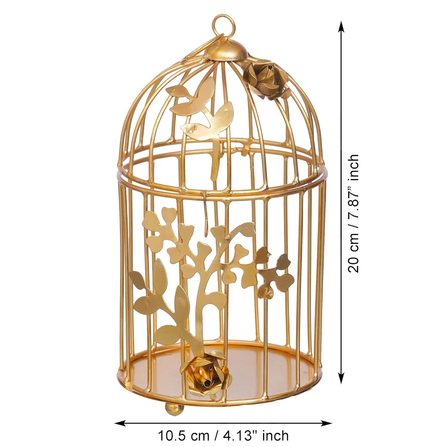 Gold Plated Colour tealight Candle Holder with Flower Vine- Diwali Candle Holder- Diwali Decorations Items for Home Decor Visit The Webelkart Store (1 pcs)