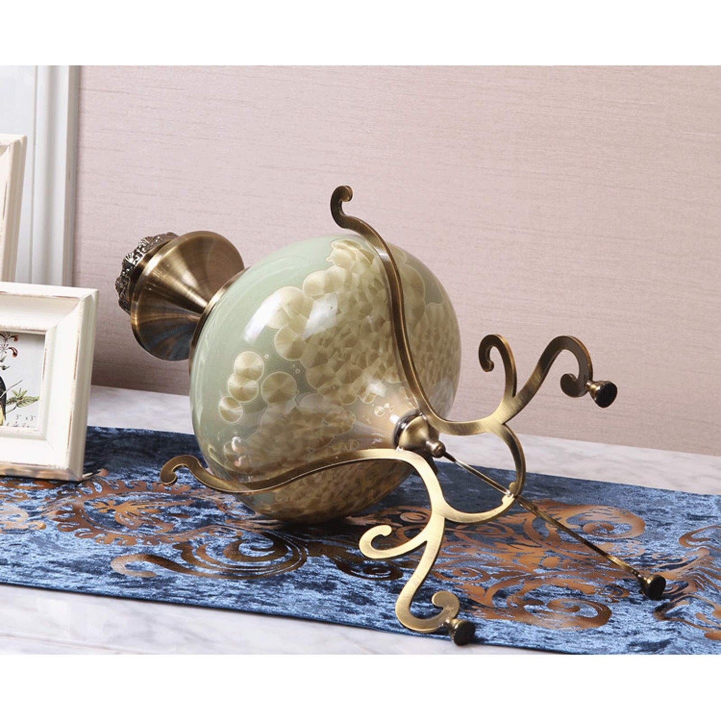 XILIN-1987 Candle Holderss Chinese Retro Candle Holder， Candlesticks for Home Decor Centerpiece - Perfect Centerpieces for Weddings, Parties and Home Decor Decorative Candlestick
