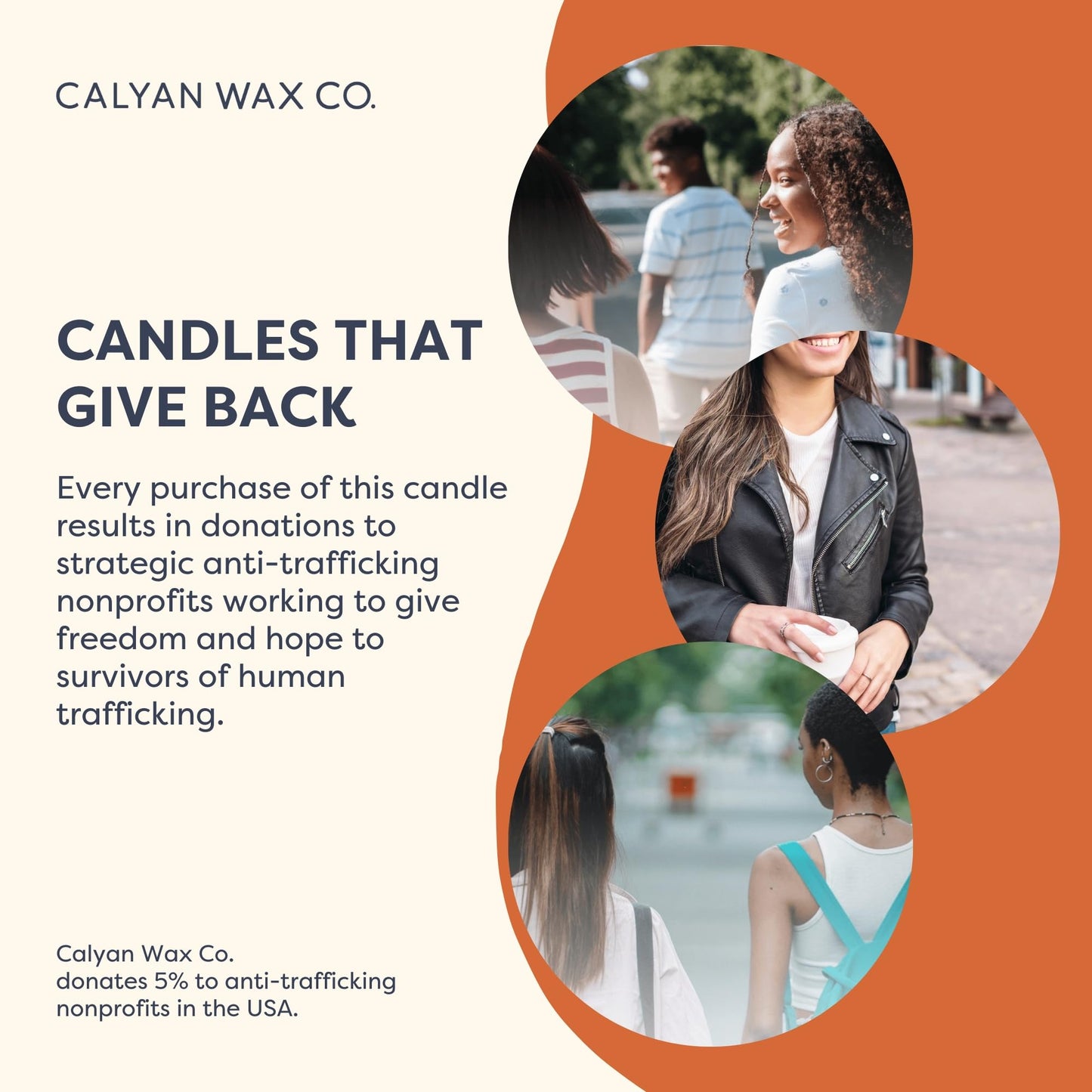 Calyan Wax Co. Golden Cider & Nutmeg 3 Wick Scented Candle - 43 Hour Burn - Luxury 3 Wick Soy Candles - Clean Soy Wax Candles - Long Lasting Large Glass Jar Candle for Home - 14.9oz