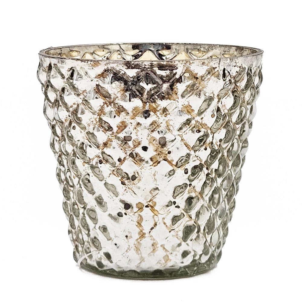 Scented Soy Wax Candle in Antiqued Glass Jar with Earl Grey Fragrance for Home Aromatherapy and Cozy Living Spaces