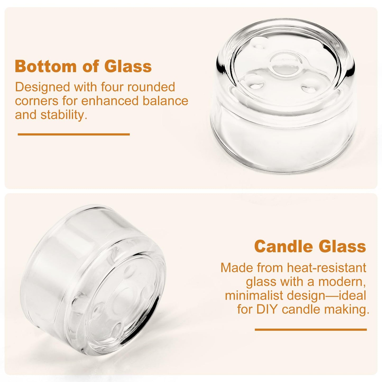 Tivcck 36 Pack Clear Glass Tealight Candle Holder,1 x 2 Inch Glass Votive Candle Holders,Clear Tea Lights Holder for Table Centerpiece,Wedding,Home Decor, and Party