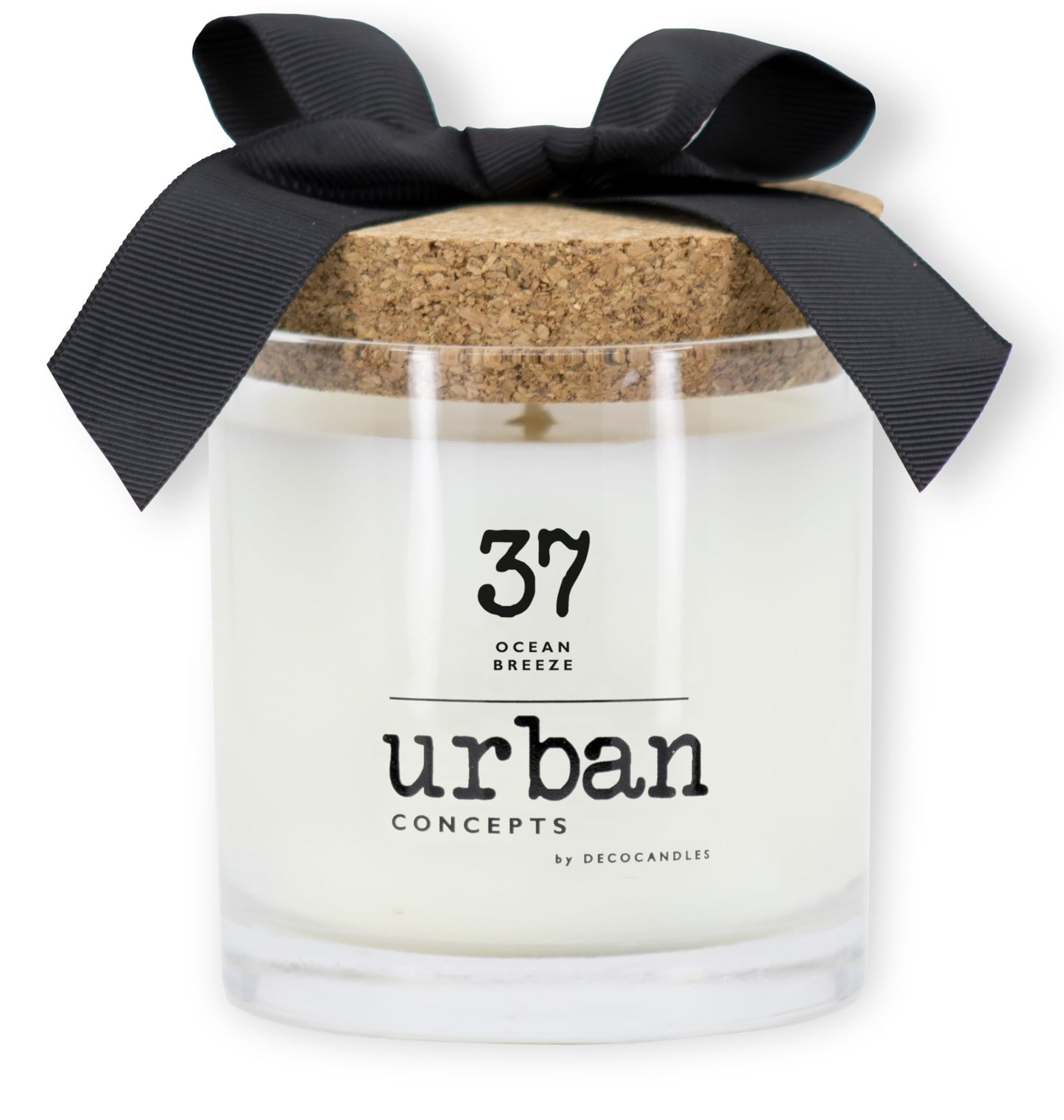 Urban Concepts by DECOCANDLES - Ocean Breeze & Sea Salt - Highly Scented Soy Candle - Long Lasting Fresh Aroma - Hand Poured in USA (9 Oz. Cork)