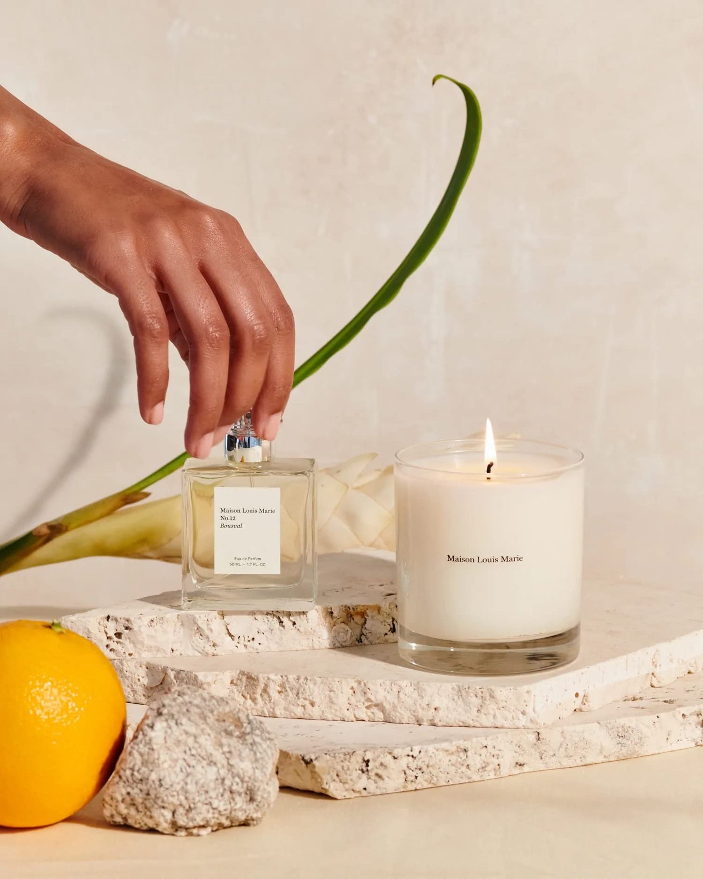 Maison Louis Marie - No.12 Bousval Soy Wax Candle | Luxury Fragrances for a Modern World (8.5 oz | 240 g)
