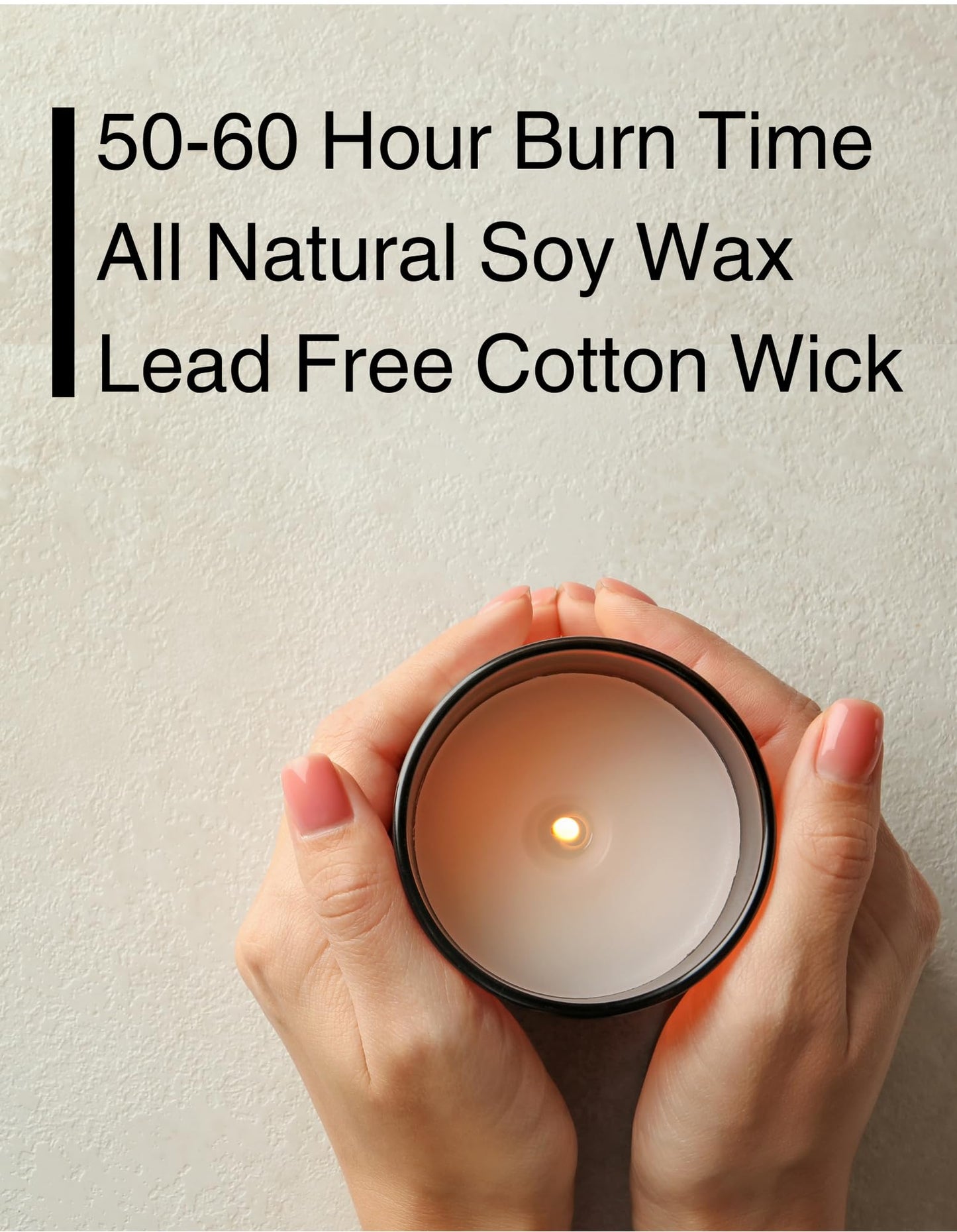 Smells Like A Miami Hurricanes Win - Scented Soy Wax Candle (8.0 oz) 50-60 Hour Burn Time, Cotton Wick, Frosted White Glass Jar (Vanilla)