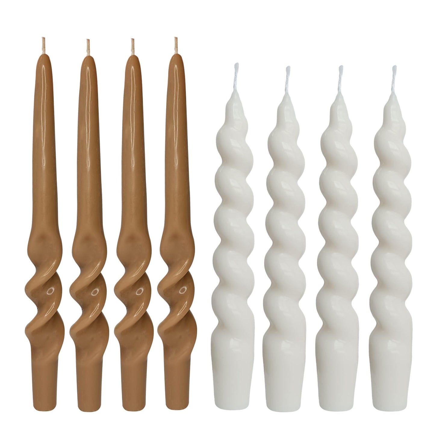 Spiral Taper Candle Twist Candles Dinner Candles Unscented Candle Stick Elegant Design for Home Décor Weddings Party Festive Seasons Holiday