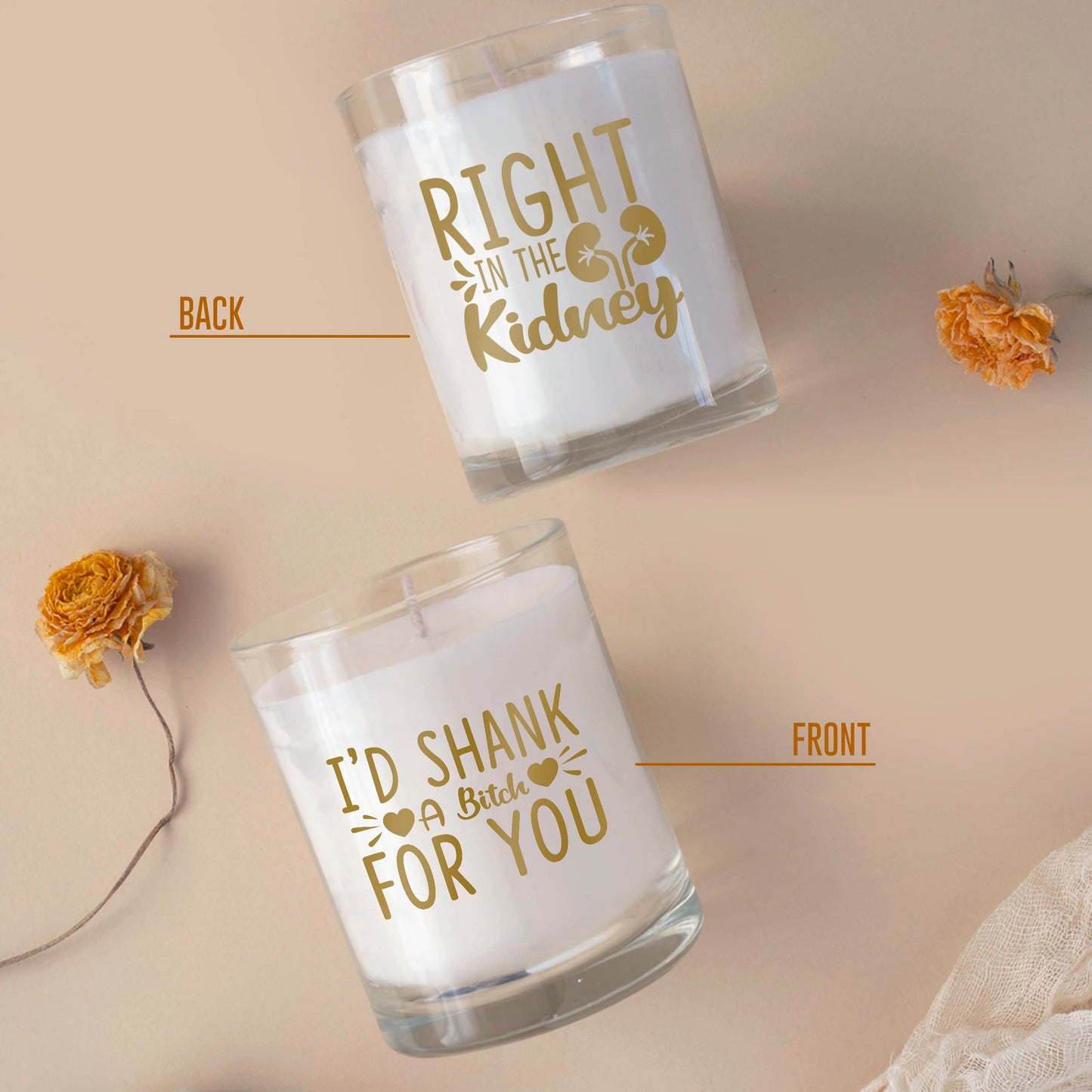 BAD BANANAS Best Friend Candle - Gifts for Women - Id Shank a B for You - Scented Candles for Women
