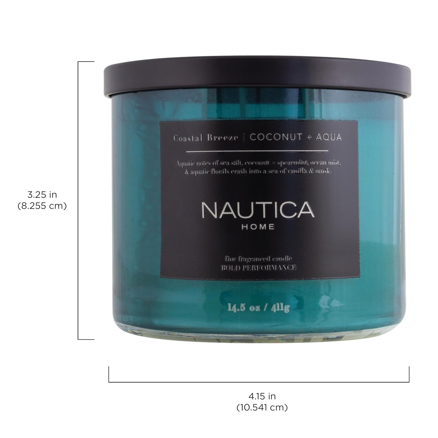 Coastal Breeze by Nautica Luxury Soy Wax Candle