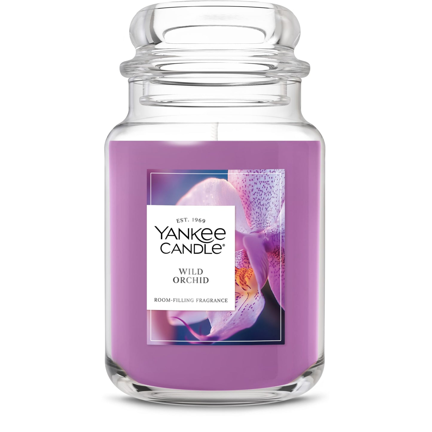 Yankee Candle Wild Orchid Scented Candle, 22oz Large Jar with up to 150 Hour Burn Time, Giftable