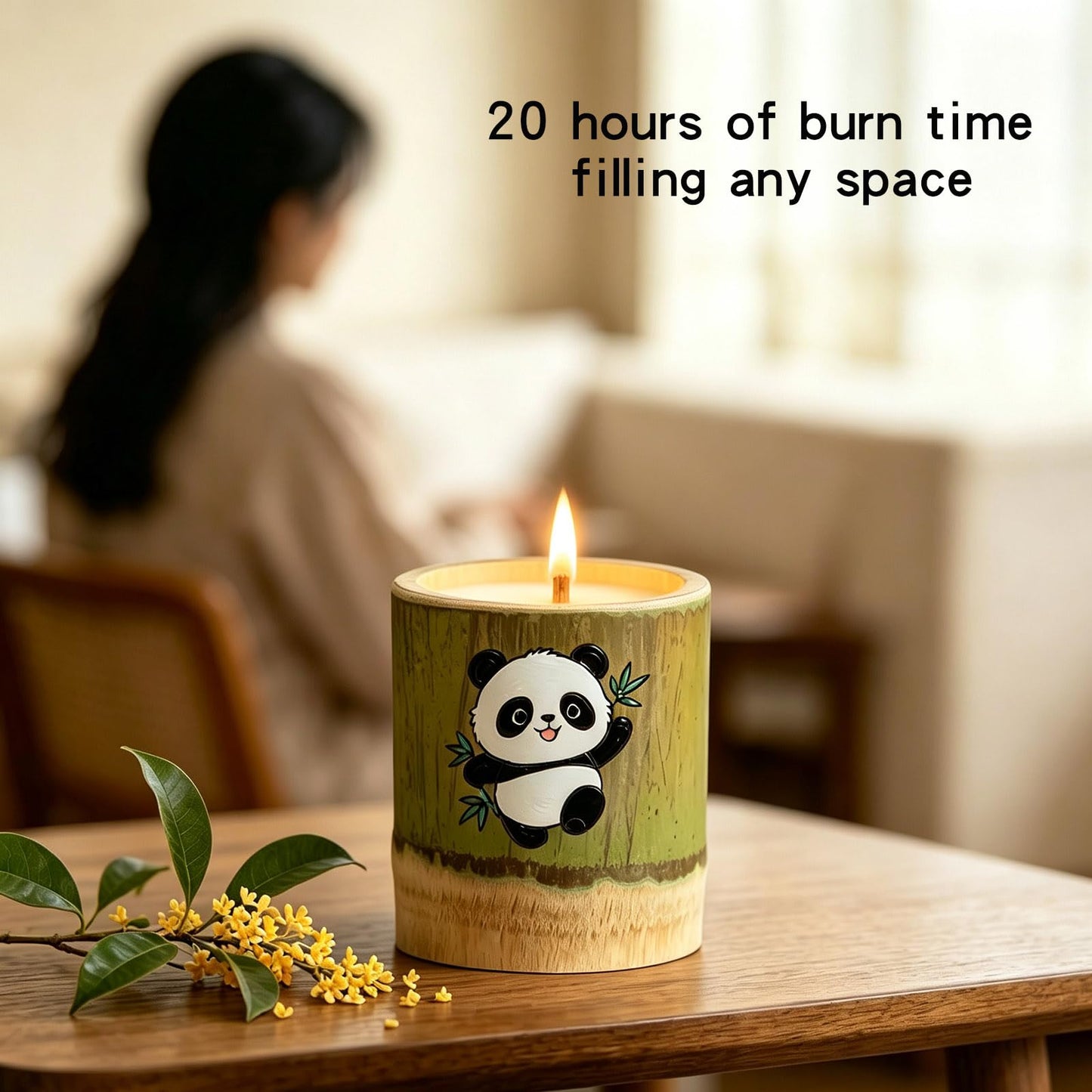Premium Scented Soy Wax Candles Set - Long-Lasting Aromatherapy with Flower Fragrance for Home Bedroom Bathroom Decor & Gifts