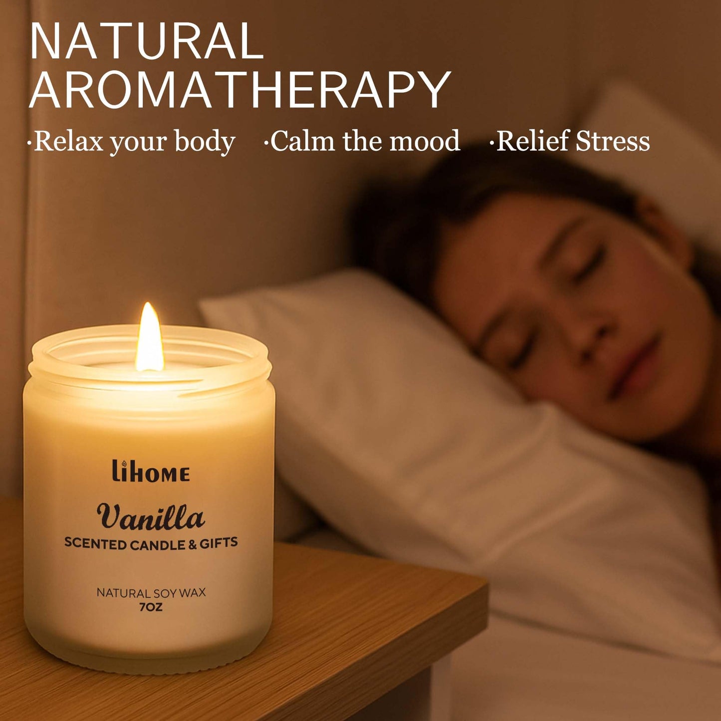Candles Gifts for Women - Scented Candles, Natural Soy Wax Candles for Home Scented Perfect for Christmas, Birthday, Mother's Day, Vanilla Candle