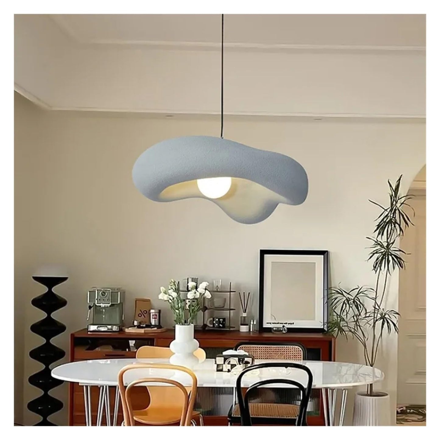 ZYBB Agate Firefly Chandelier Dining Room,Blue G4 Elegant Flush Mount Long Ceiling Light Fixture,24 Light Creativity Colorful Agate Stone During Light-Gold and Colored Agates