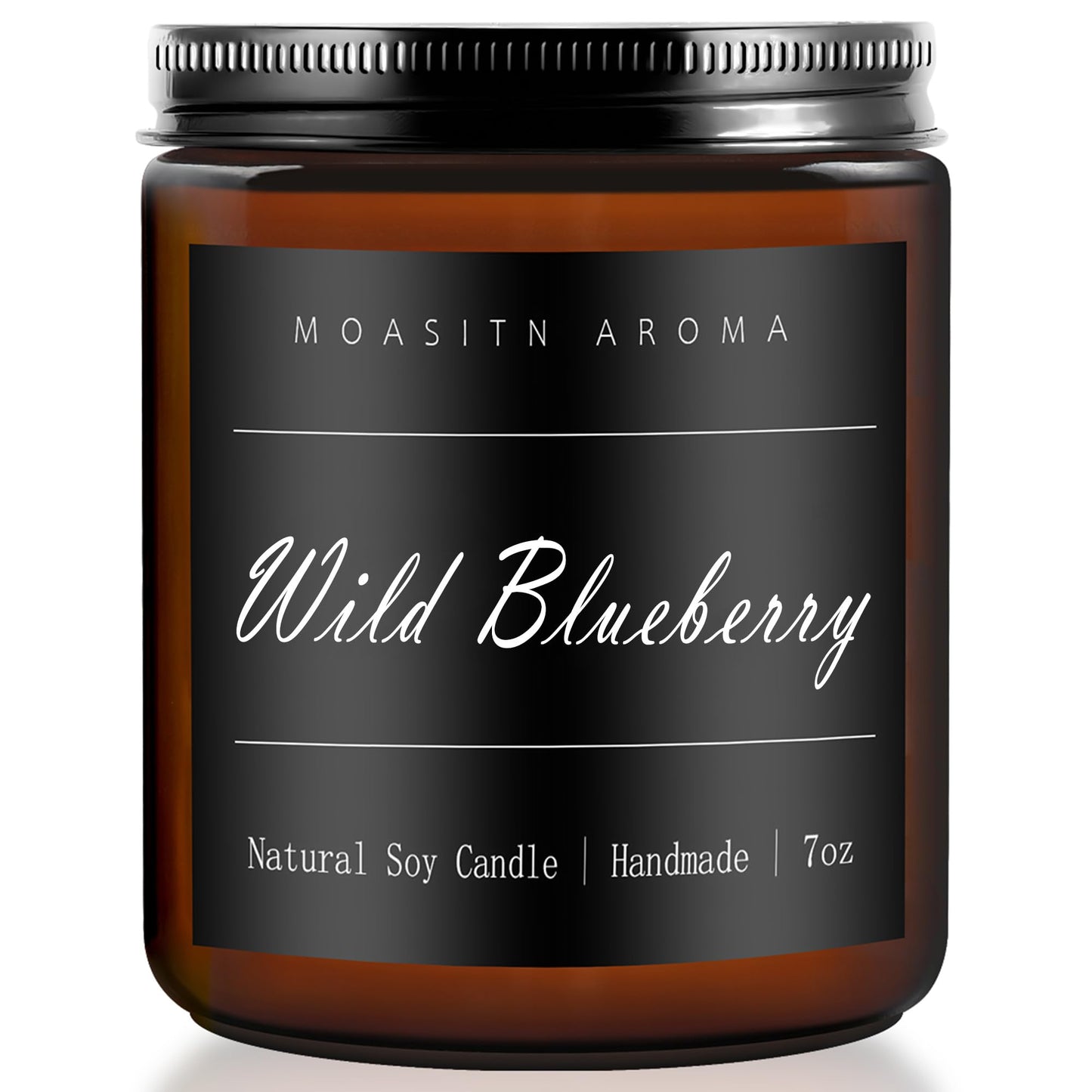 MOASITN Blueberry Highly Scented Candles for Home| Natural Soy Aromatherapy Candle| Handmade Long Lasting Jar Candle Gift for Women,Men as Birthday,Summer,Relaxing,Gifts| 7oz