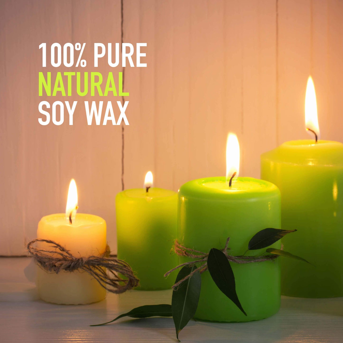 Oraganix 10 lbs Soy Wax DIY Candle Making Kit with 150 Pre-Waxed 6-Inch Wicks and 3 Centering Devices - Smooth Burning Wax for Craft Projects and Scented Project Creations