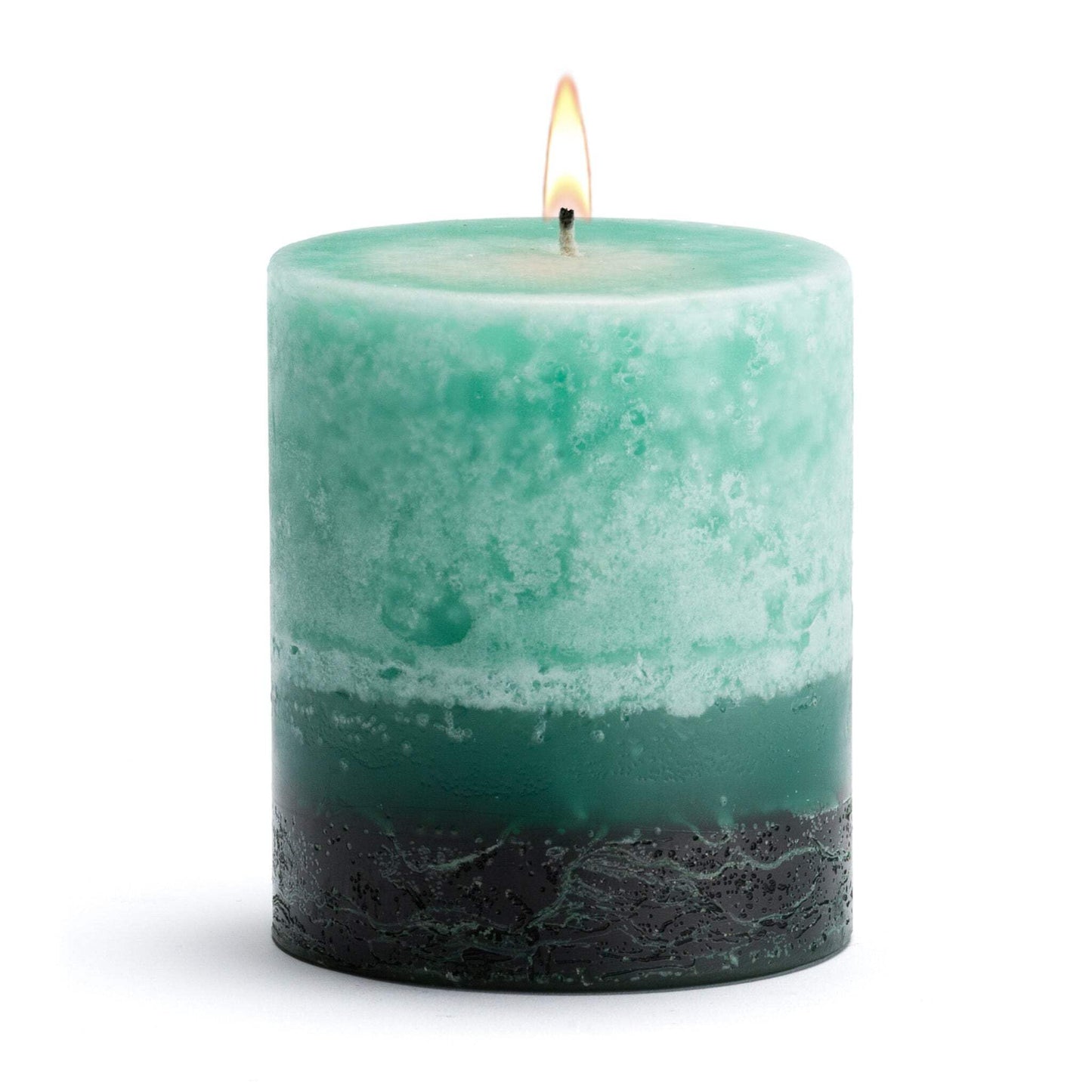 3x3 Scented Pillar Candle – Kieffer Lime Lychee, Fresh Citrus & Sweet Fruit Fragrance, Clean Burn Decorative Pillar Candle for Home Décor & Gifting