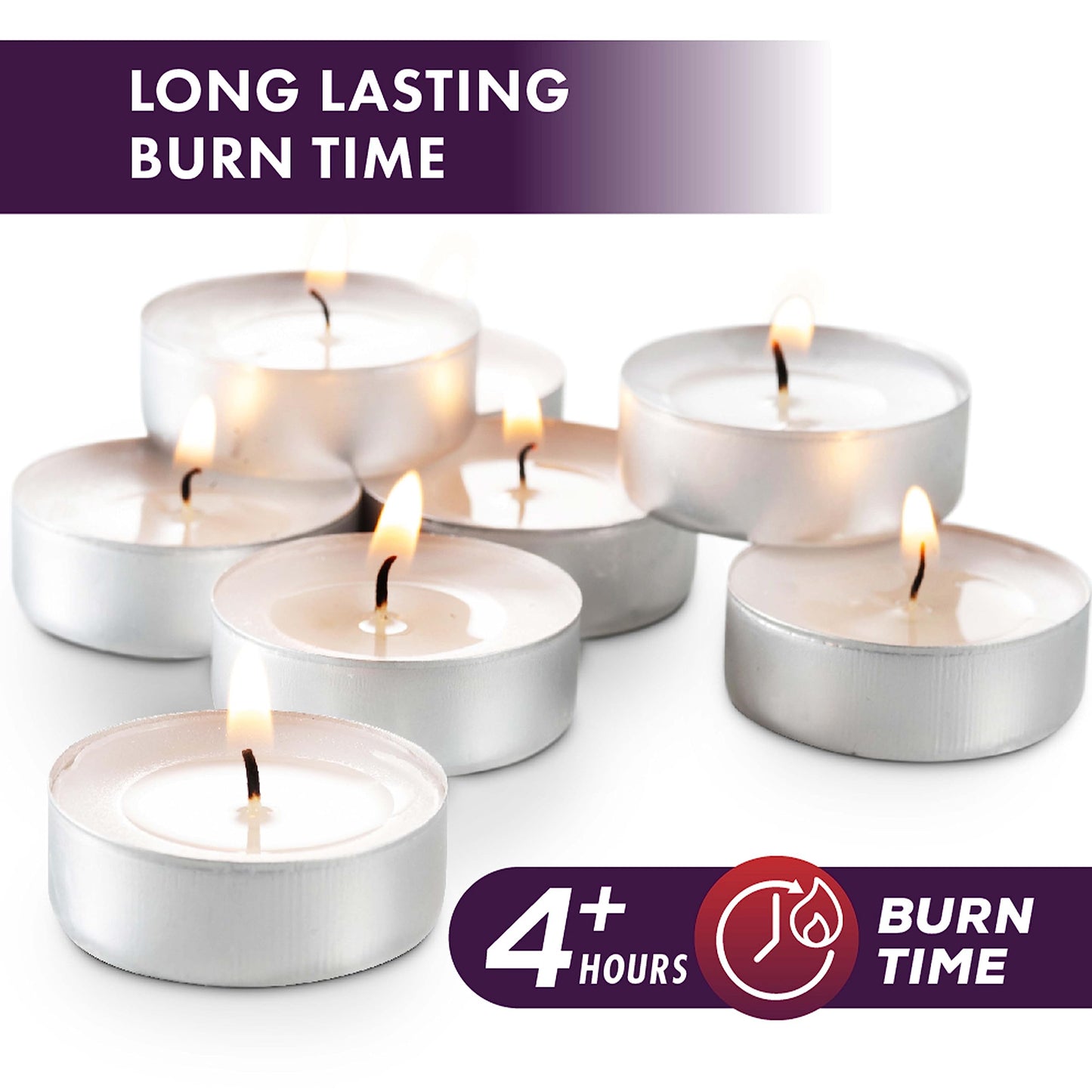 MontoPack Unscented Tea Light Candles Bulk 1000 Pack | 4 Hours, White,Smokeless,Dripless Small Votive Paraffin Tealights | Long-Lasting for Home, Shabbat, Weddings, Events, Emergencies | Mini Candles
