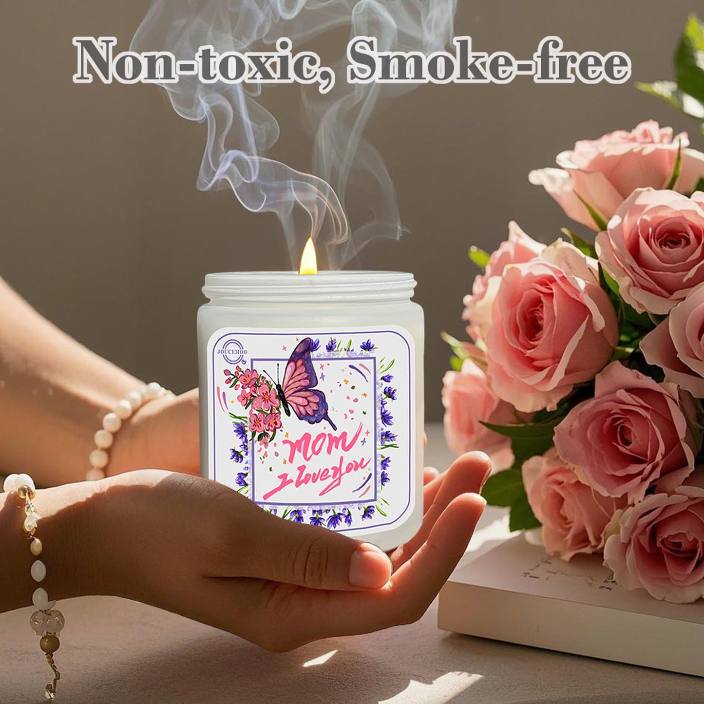 Mothers Day Gifts for Mom - Scented Candles for Home, Aromatherapy Candle for Relaxing, Soy Wax Candles, 50 Hour Long Burning, Birthday Gifts for Women