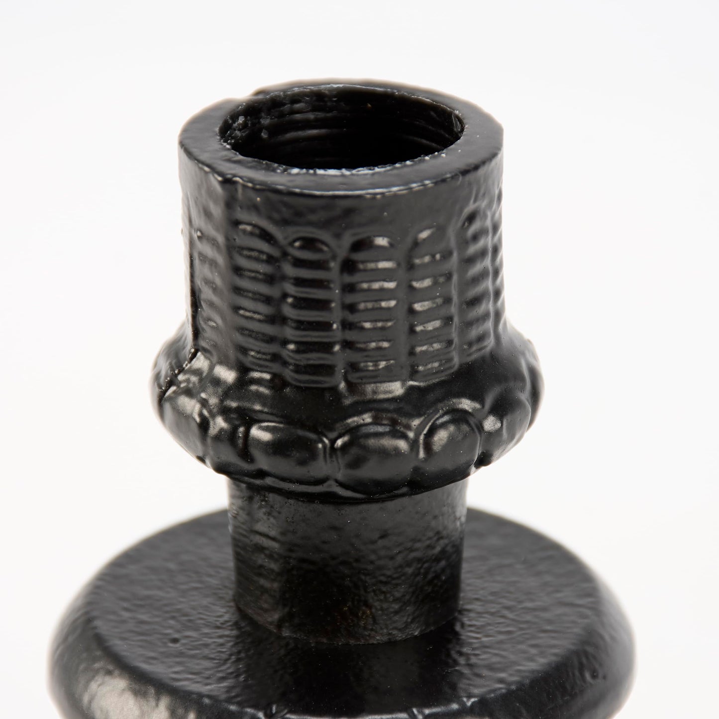 Primitives by Kathy Decorative Candle Holder, from Our Halloween Collection, Features a Sculpted Design that resembles a Crow Foot with Coordinating Design on top to Hold a Single Candle