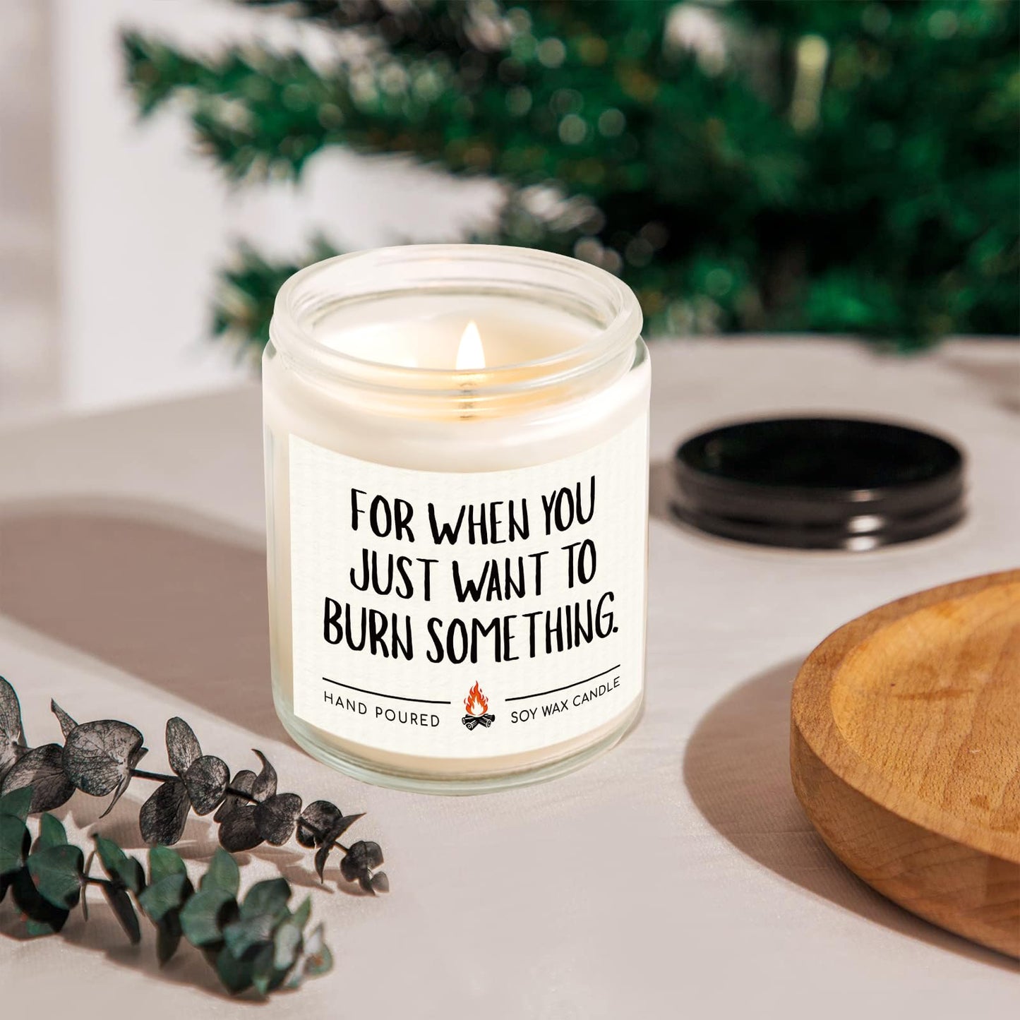 Shqiueos Gag Gifts for Women Candle Lavender Scented, Funny Anniversary & Birthday Gift for Her, Girlfriend, Wife, Best Friend Present, Christmas Valentines Day Mothers Day Office Gifts for Coworkers