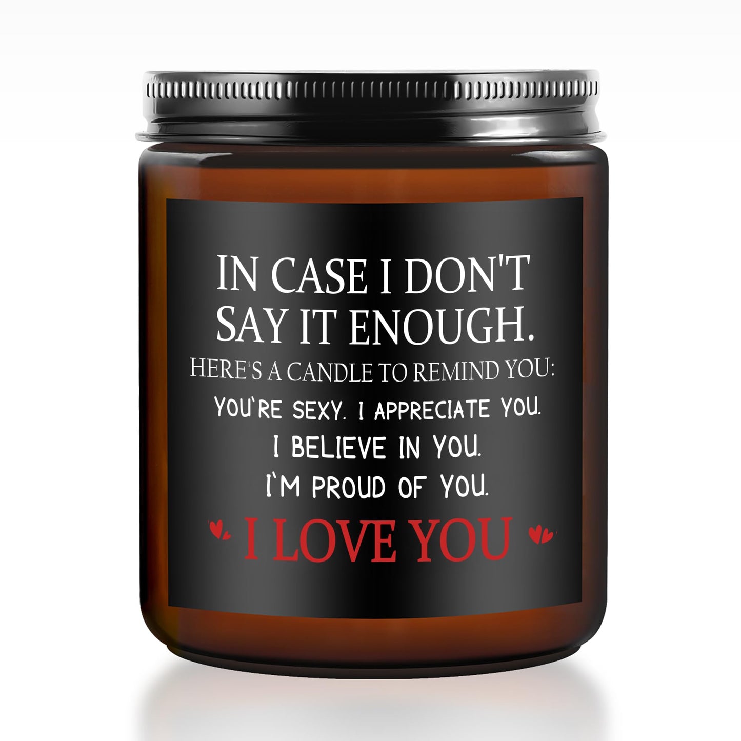 MOASITN Valentines Day, Birthday, Anniversary Candle for Men, Women, Unique & Funny I Love You Couples Candles for Her Him, Boyfriend, Girlfriend, Lavender Scented Candle Candles for Husband Wife