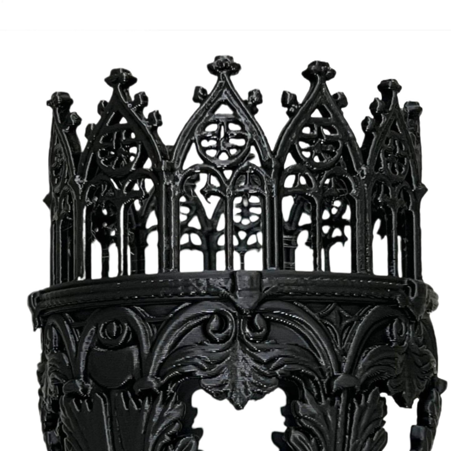 Pillar Candle Holders - Cathedral Design Decor,Candlestick Holder | for Home Dinner Room Fireplace Mantel Farmhouse Wedding
