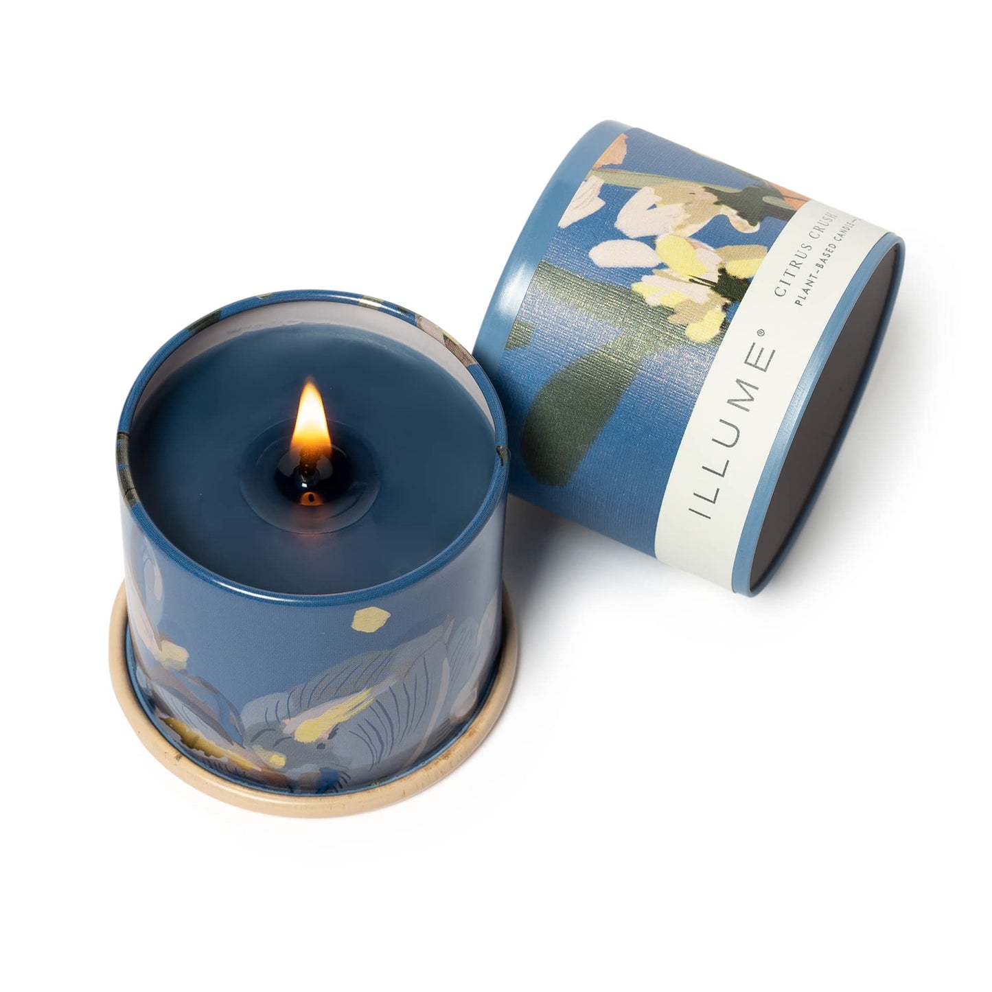 Illume Beautifully Done Essentials Citrus Crush Demi Vanity Tin Scented Candle