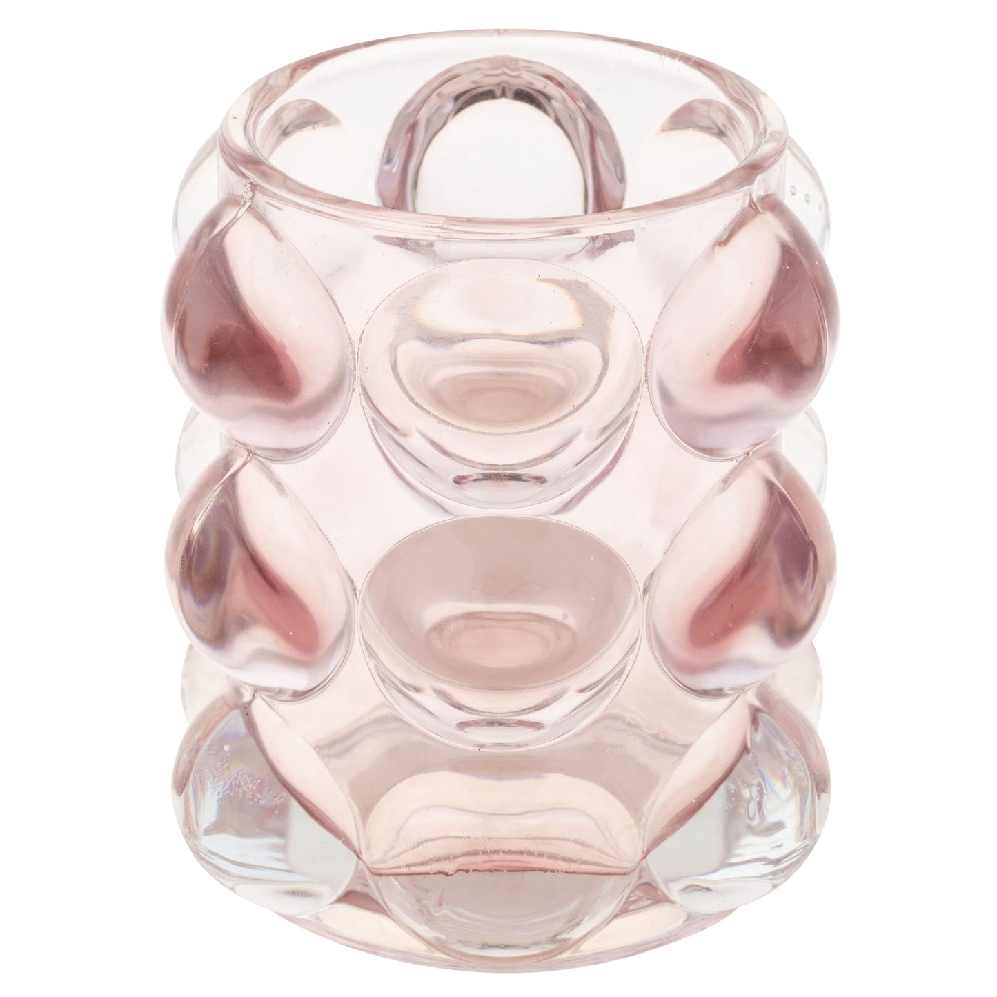 Karma, Lucia Hobnail Votive, Tea Lights Candle Holder, Glass Votive Candle Holders for Table Decorations, Baby Shower, Birthday Party, Weddings and Home Decor, Lilac