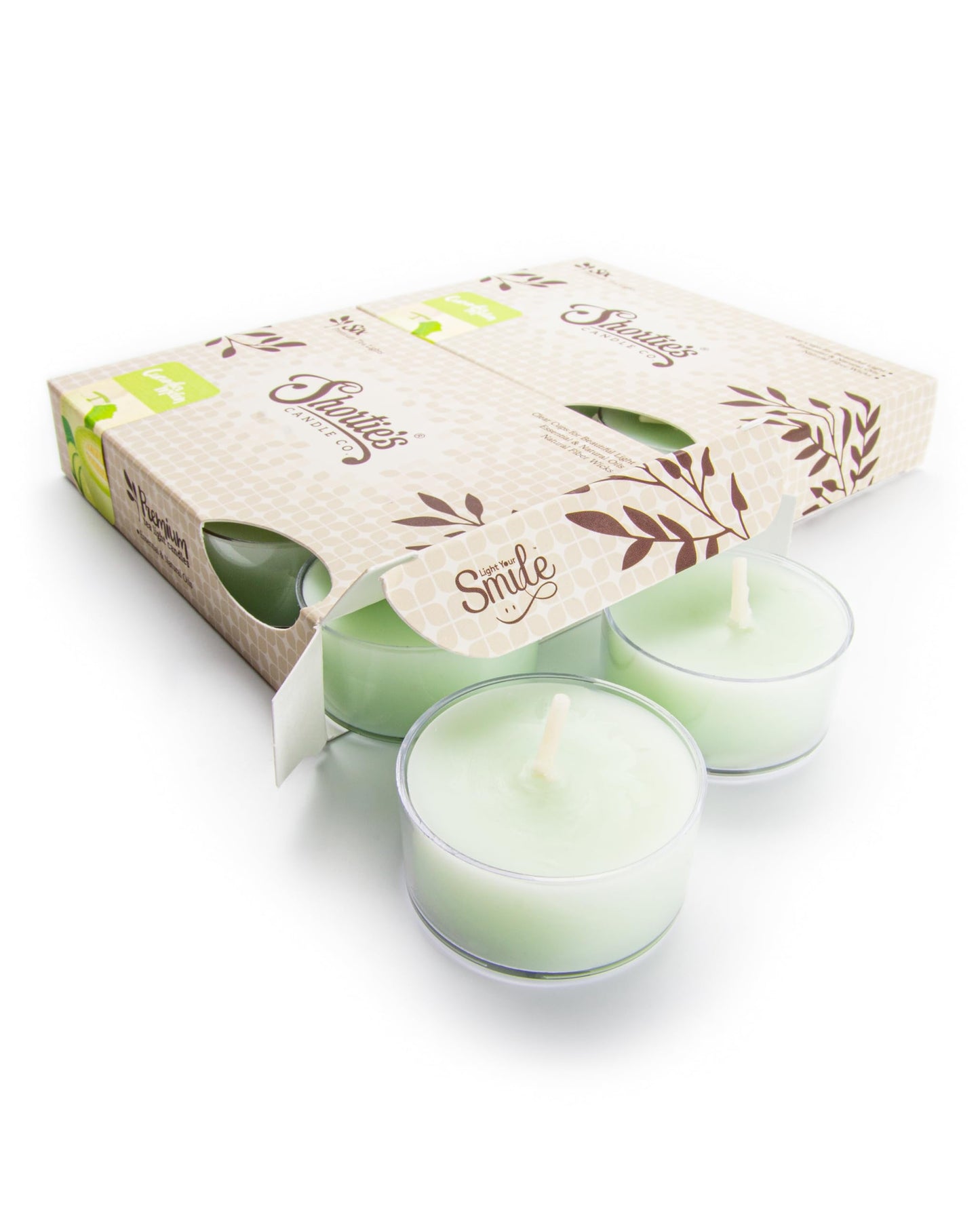 Cucumber Melon Premium Tealight Candles Multi Pack - 12 Green Highly Scented Tea Lights - Beautiful Candlelight - Made in the USA - Fresh & Clean Collection