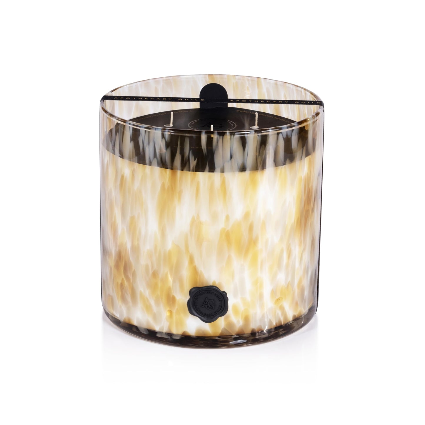 Zodax Apothecary Guild Scented Opal Glass Jar Candle- 128 oz/5-Wick - Javanese Vetiver