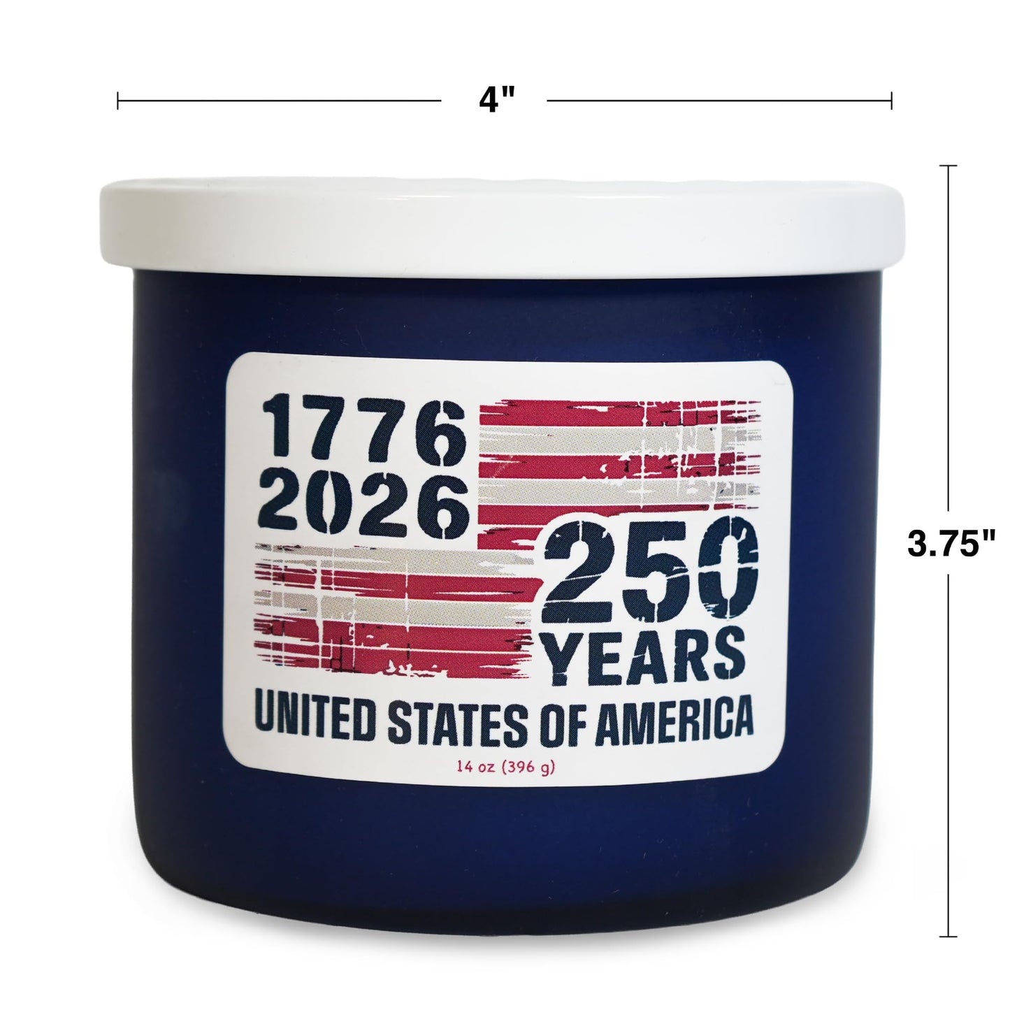 Colonial Candle 250th Anniversary Scented Jar Candle, 3 Wick, 14 oz, 60H Burn - Made in The USA