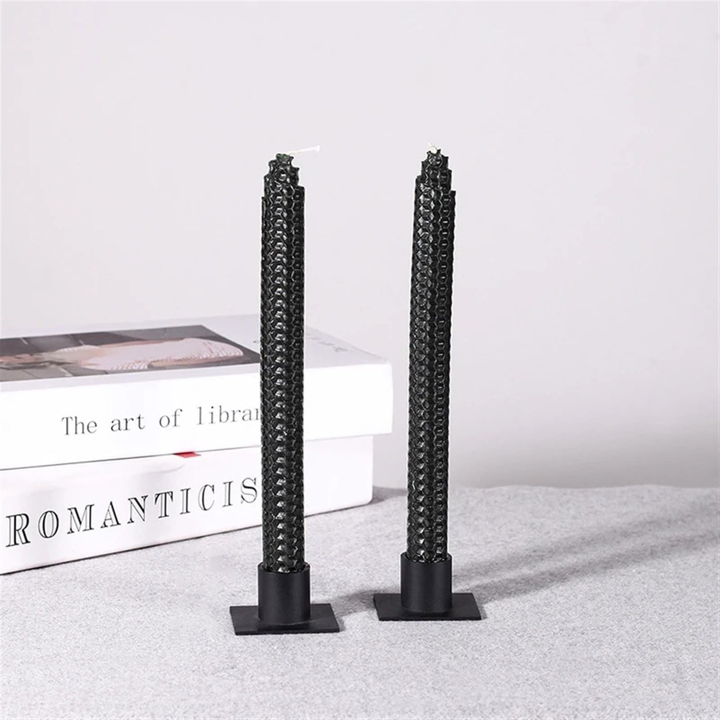 Candlestick Holders European Iron Candlestick Restaurant Candle Base Retro Metal Candlestick Holder Candle Cup Candle Holders (Color : A1)