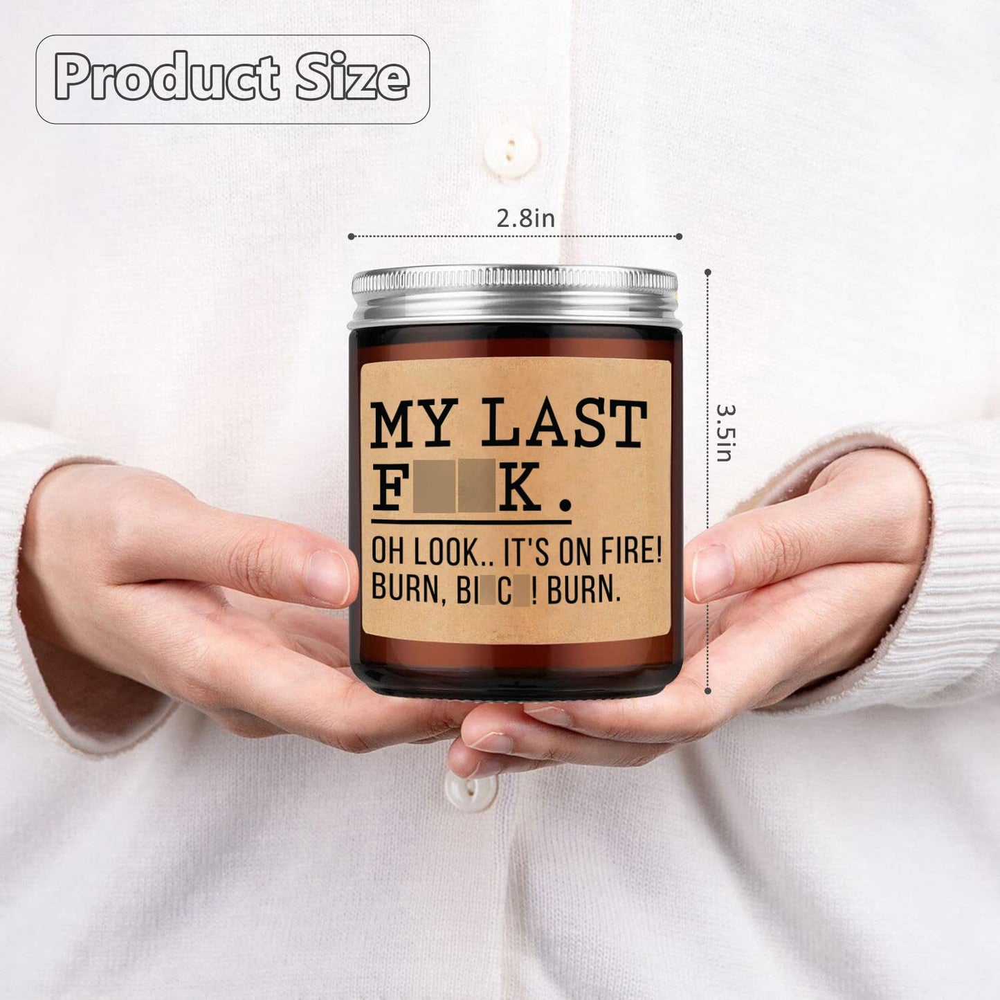 Fairy's Gift Candles, Cool Presents, Funny Relaxation Gifts for Women Men Mom Coworker Friend Boss - Cool Birthday Fun Presents for Her - Mothers Day, Sarcastic Office Relaxing Gifts for Women Nerd