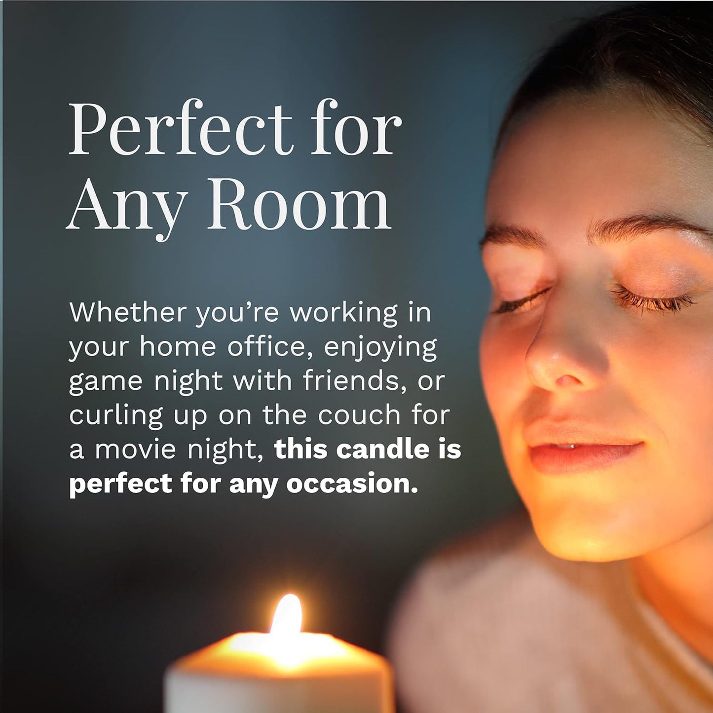CANDLE-LITE Scented Ocean Blue Mist Fragrance, One 18 oz. Single-Wick Aromatherapy Candle with 110 Hours of Burn Time, Light Color