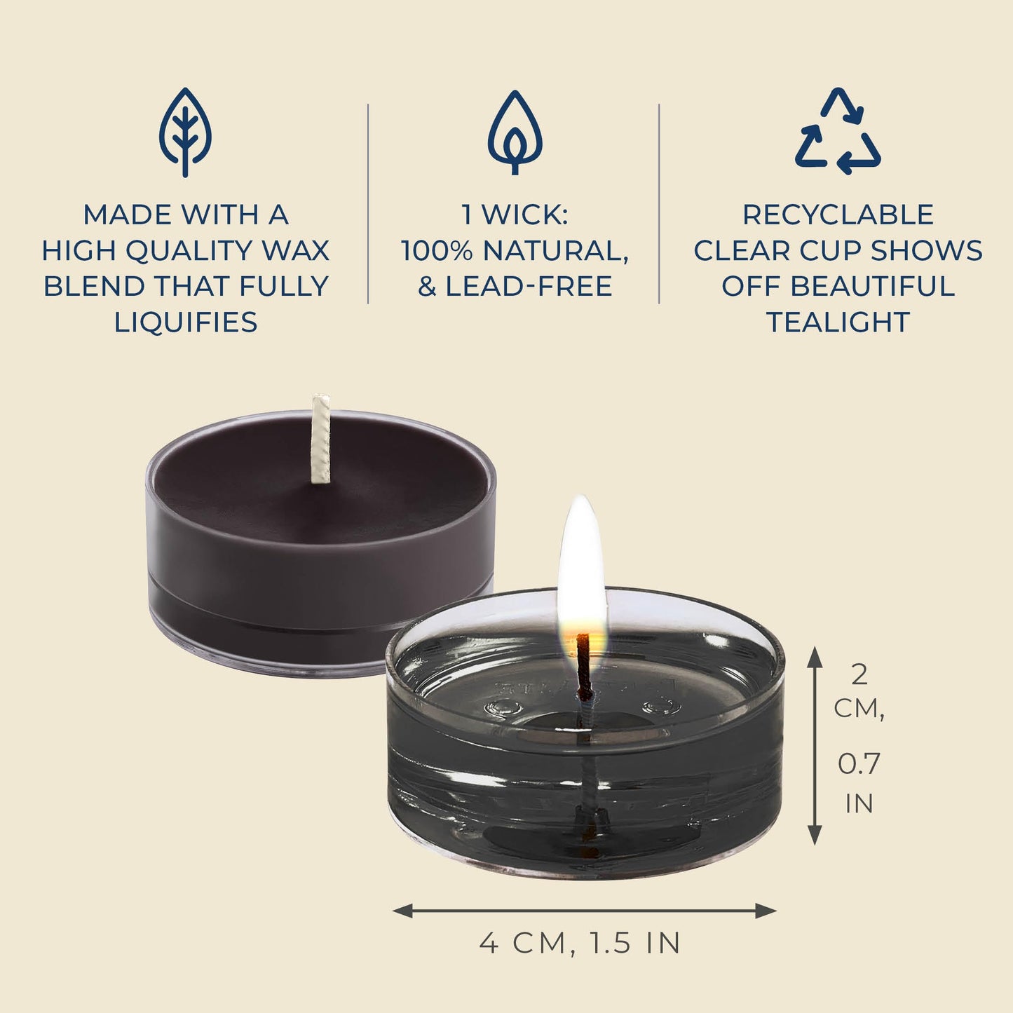 PartyLite Gift Set of 12 Universal Tea Lights, Fig Fatale Scented, Notes of Apricot, Green Fig, Peach, Mango, Strawberry and Vanilla, 4-6 Hour Burn Time, Luxurious & Rich, Perfect for Gifting