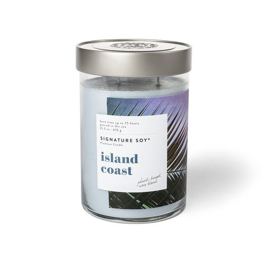Signature Soy Lidded Island Coast Scented Candle Extra Large Jar