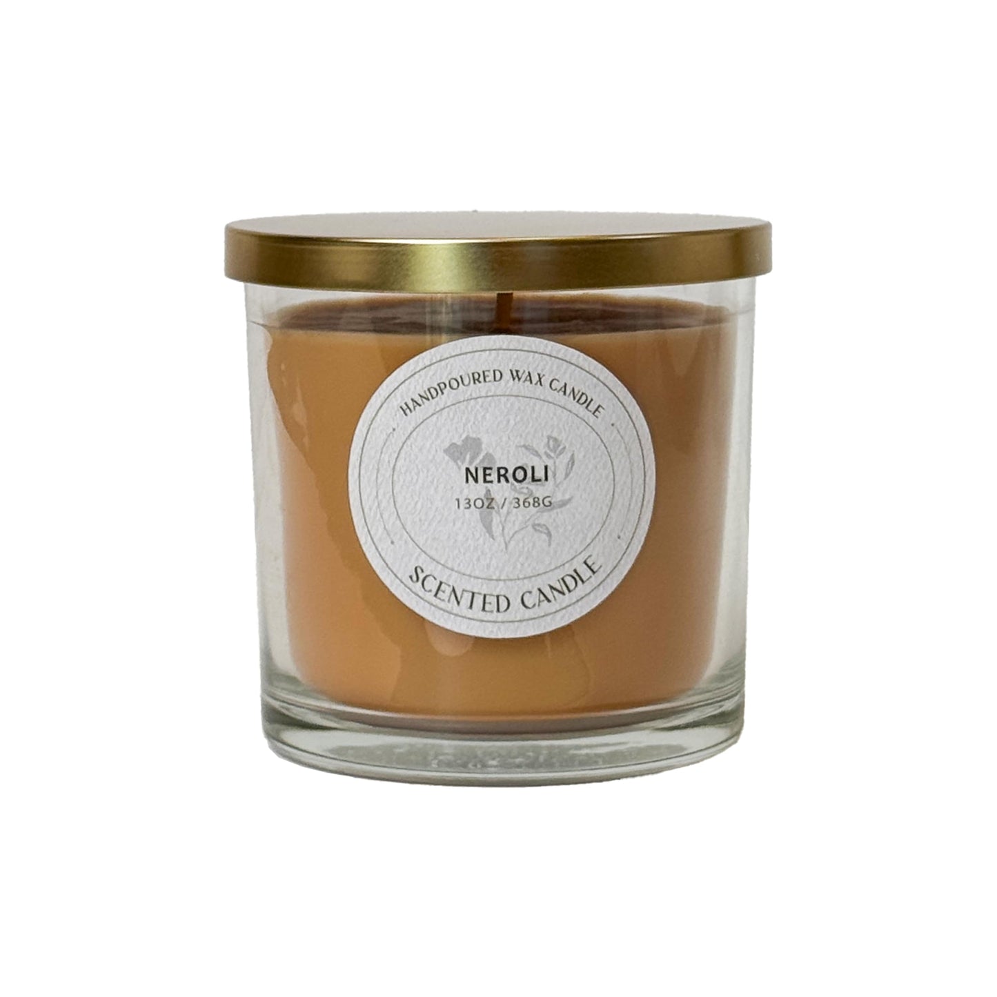 Signature Scented Candle 13oz with Lid – CW Studio Color Sprayed Glass Jar, Clean Burn Soy & Paraffin Wax, Smokeless Long Burn, Home Decor & Gift Giving