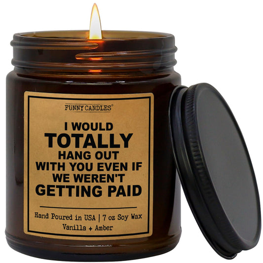 Funny Candles - Coworker Gifts for Women, Men, Work Bestie Gifts - Coworker Leaving for Friends, Birthday Best Friend Candle, Going Away Gift, Vanilla Scented, Funny Candles Made in USA