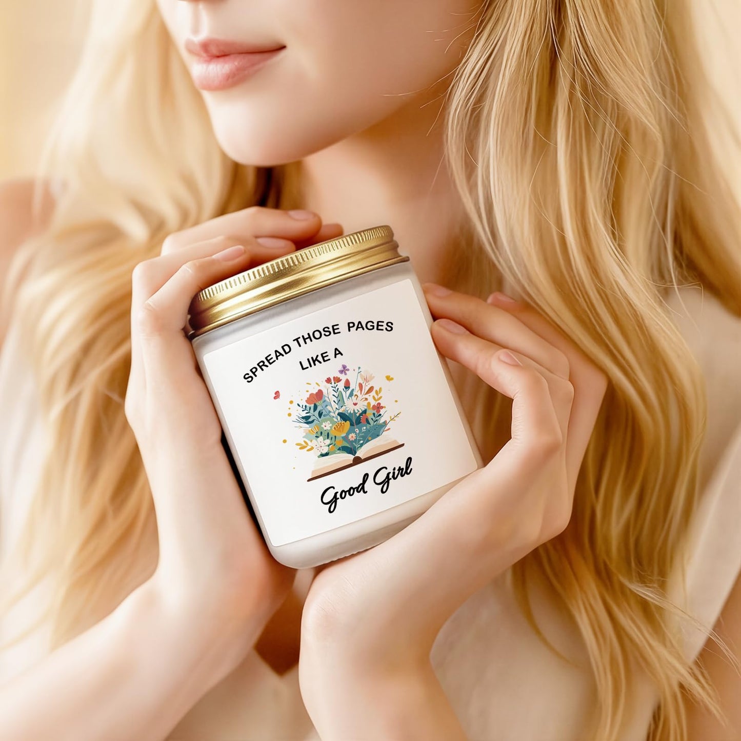 Book Lover Gifts for Women Men Readers - Scented Candles for Bookworms(7OZ) - Gifts for Book Lovers - Bookish Gift for Reading Lovers