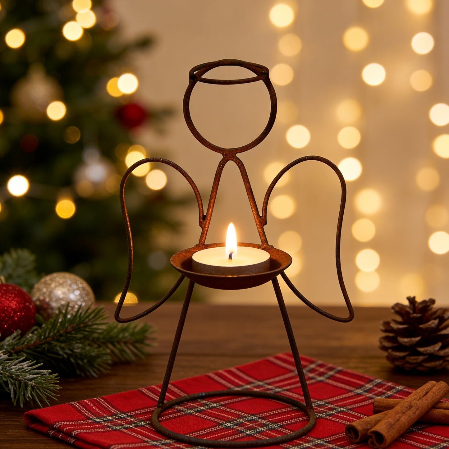 Elegant Winged Candle Holder Centerpiece for Dining Room Enhancing Table and Ambient Lighting for Home Interiors