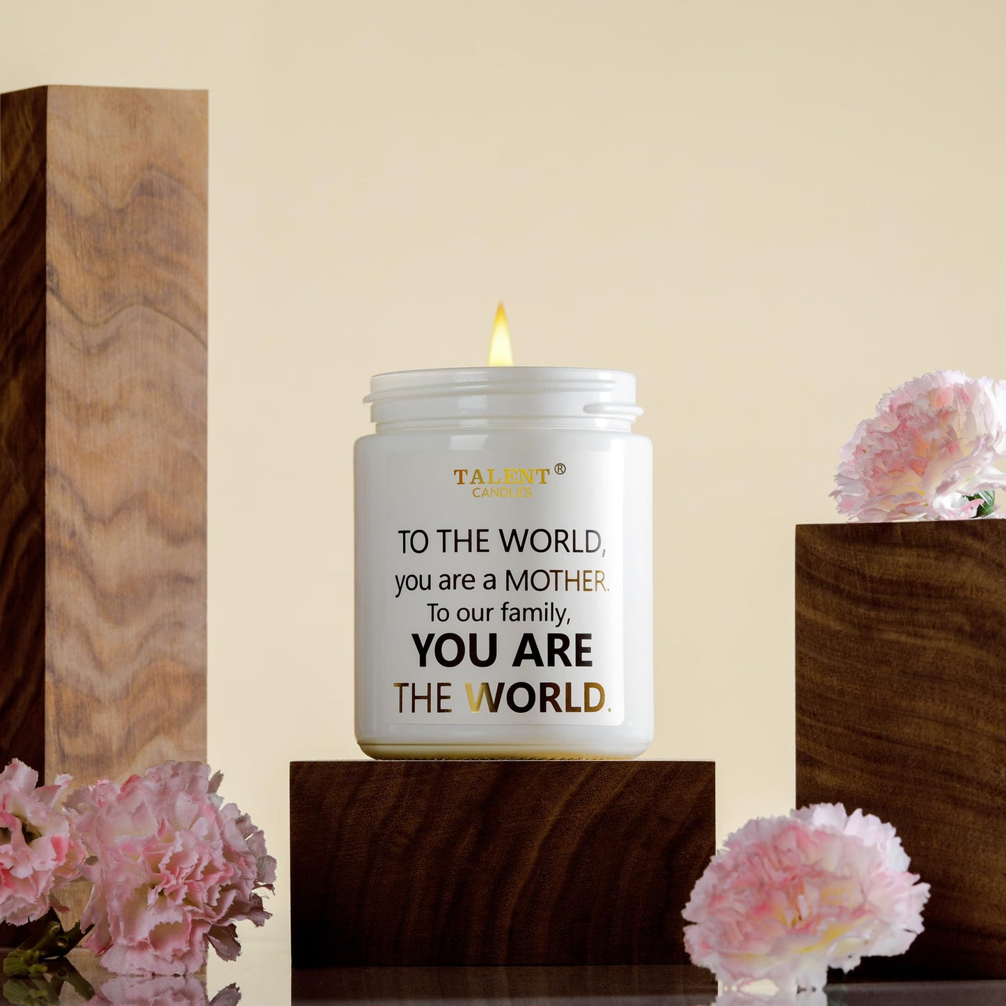 Scented Candle for Mom, Mother's Day Gifts, Perfect Home Décor Gift Elegant Gift for Mother, Mom Birthday Gifts, 8.4oz Candle Jars - Warm Night