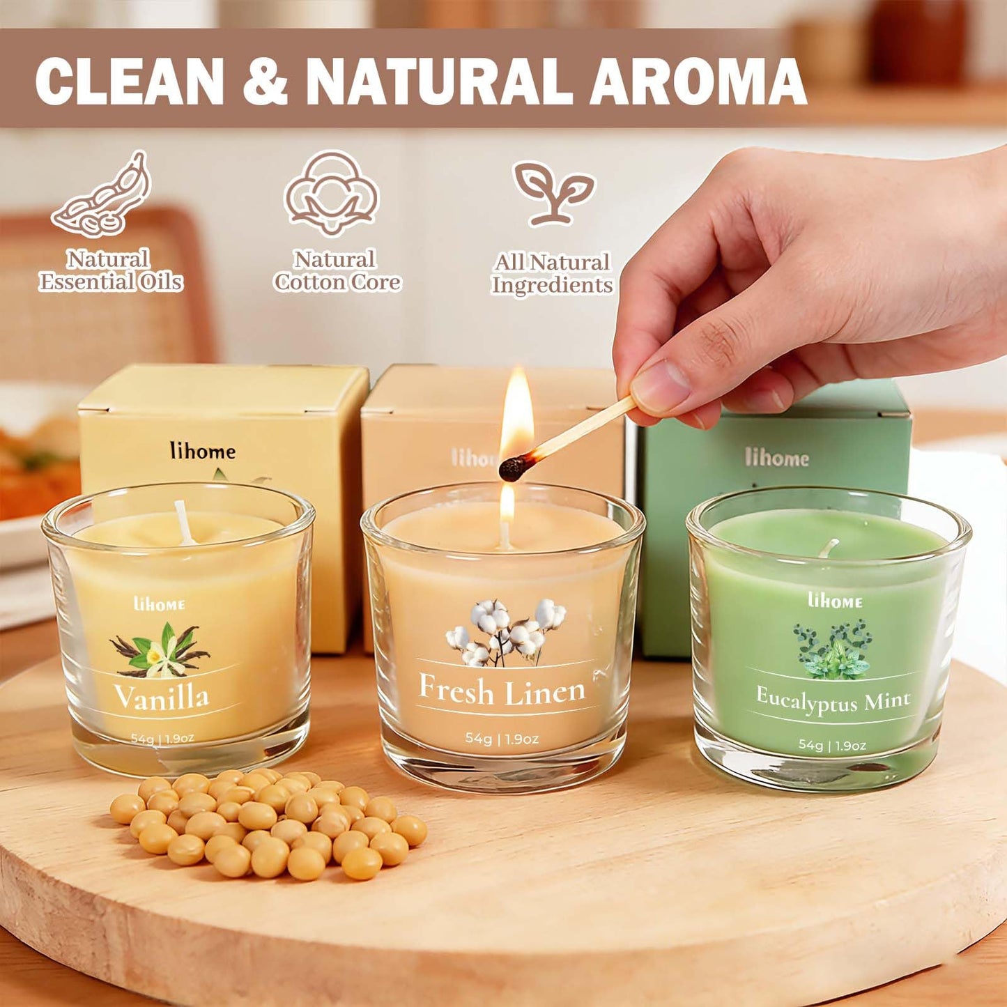 Mothers Day Gifts for Mom - 12 Scented Candles Set with Messages, Best Birthday, Christmas, Thanksgiving Gifts for Mom from Daughter Son