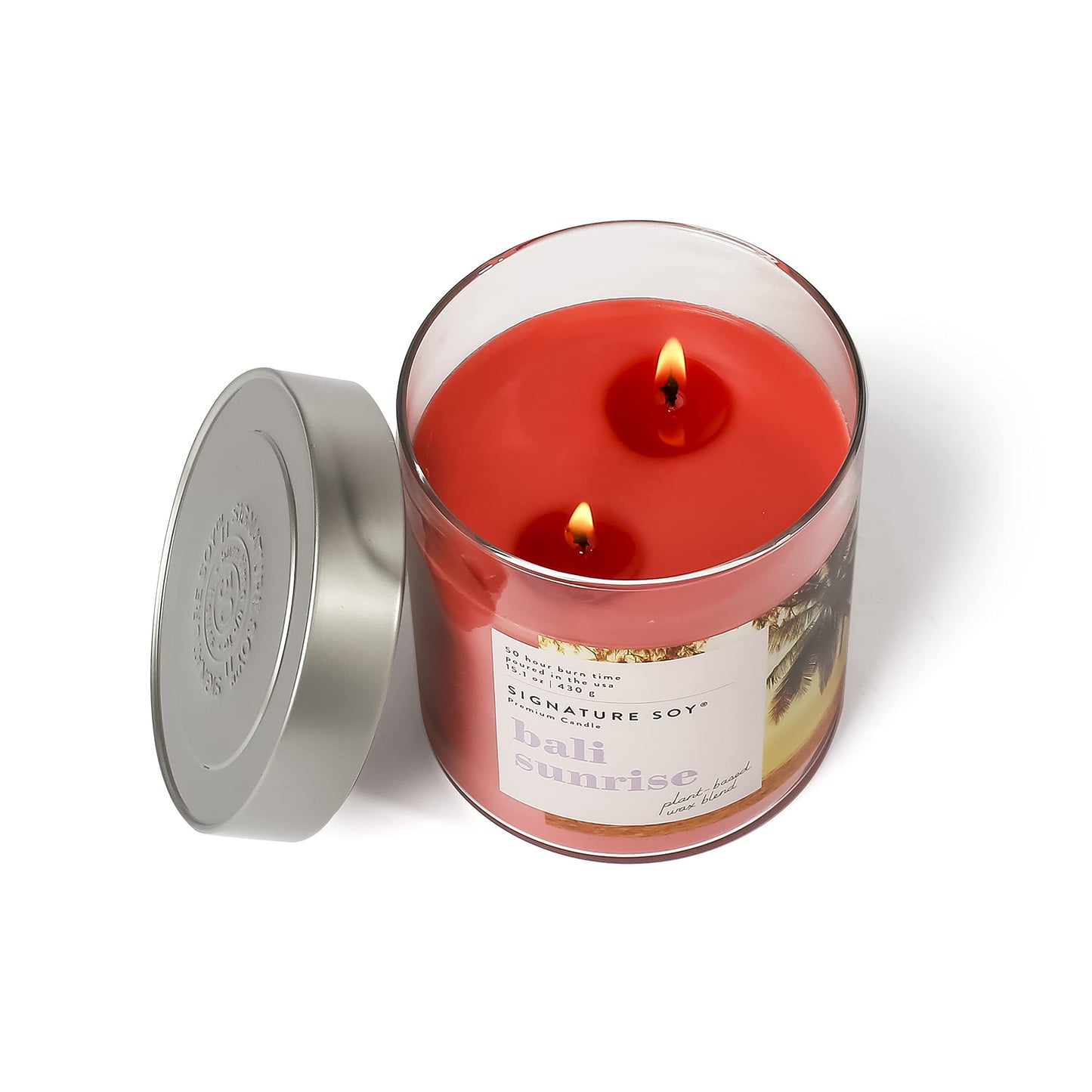 Signature Soy Lidded Bali Sunrise Scented Candle Large Jar