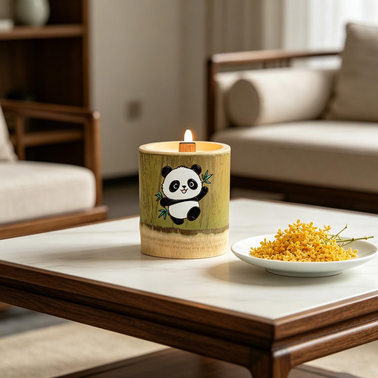 Premium Scented Soy Wax Candles Set - Long-Lasting Aromatherapy with Flower Fragrance for Home Bedroom Bathroom Decor & Gifts