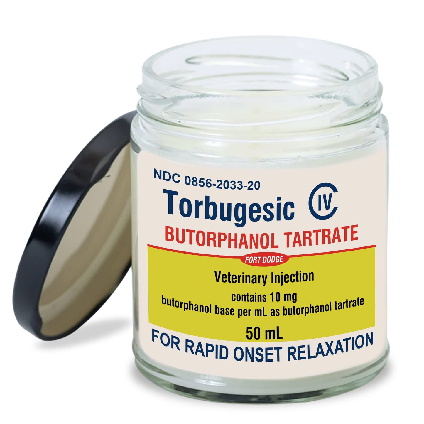 MEDROC Veterinary Candle Funny Medicine Gift for Vet Coworker Friend, Birthday Christmas Vet Week Gift for Vet Ivory