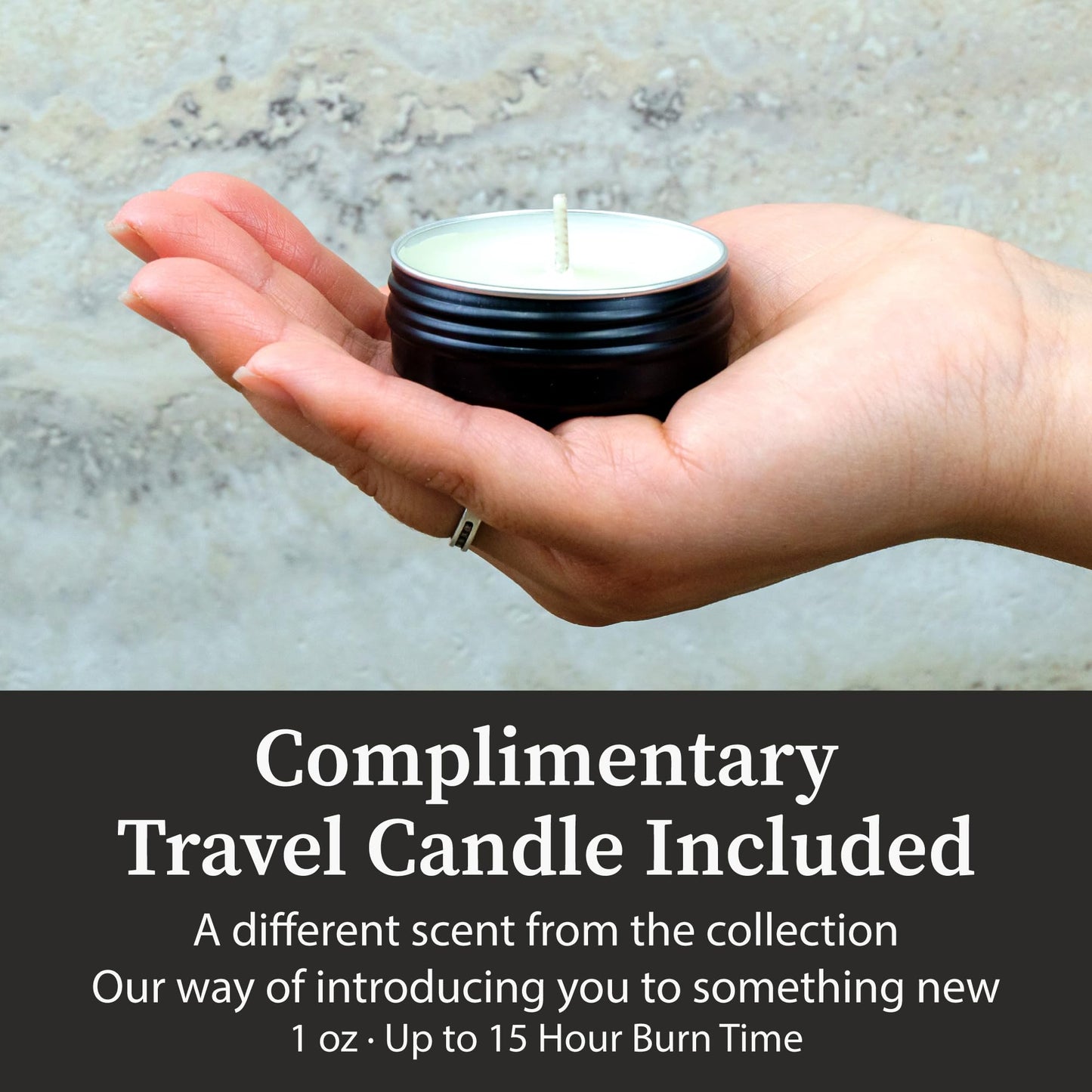 Hemlock Park Palo Santo Apothecary Hand-Poured Scented Candle | Crackling Wood Wick, Botanical Fragrance & Coconut Wax | Up to 60 Hour Burn Time | 8 oz